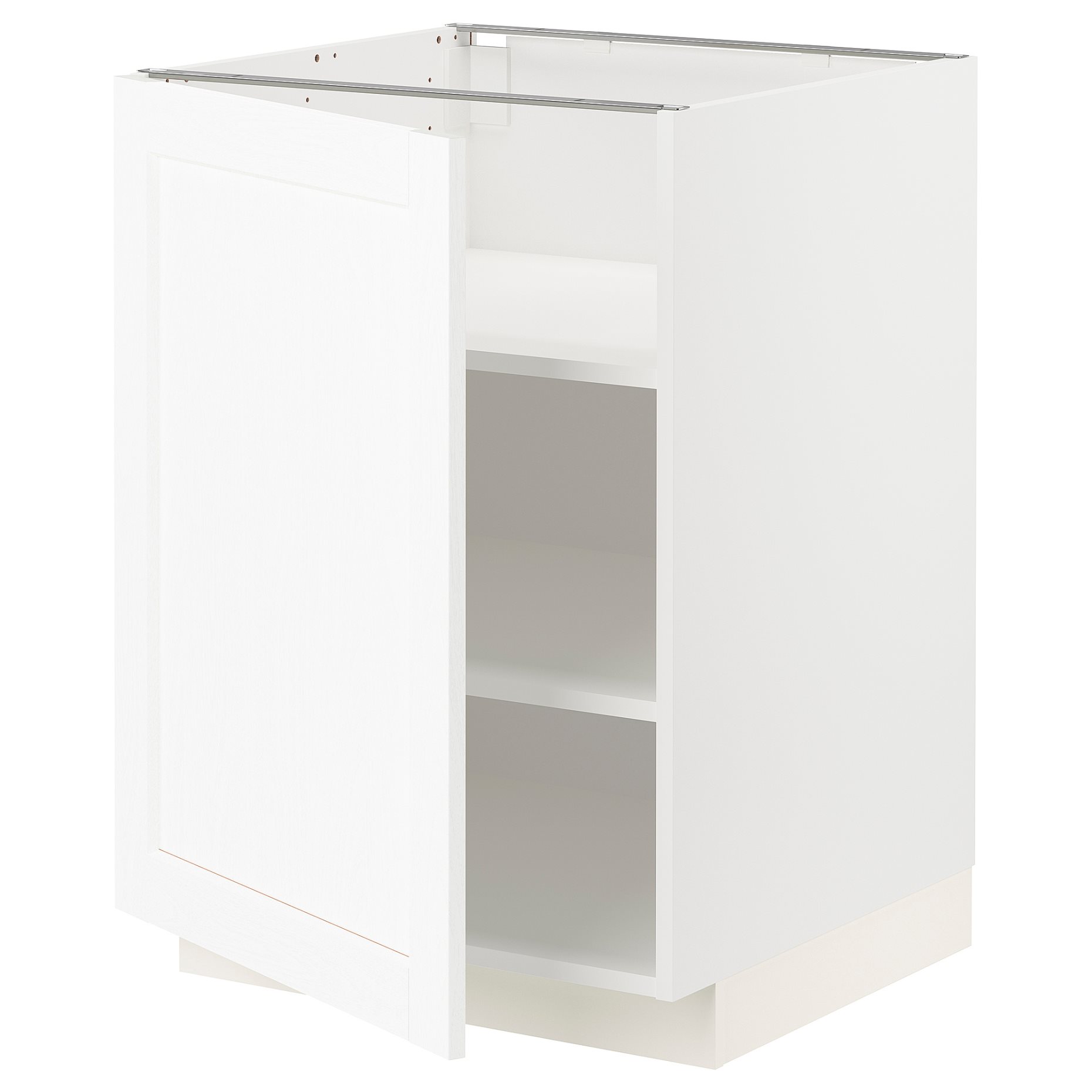 METOD, base cabinet with shelves, 60x60 cm, 694.733.65