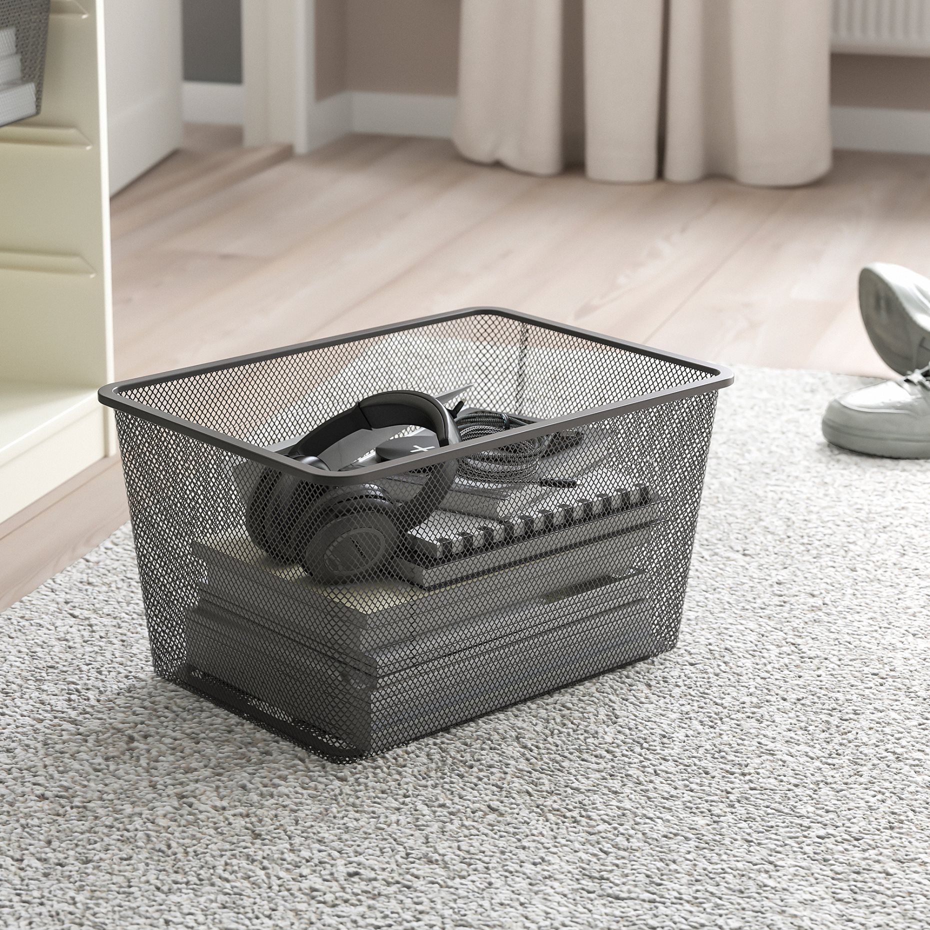 TROFAST, σύνθεση αποθήκευσης με κουτιά/δίσκο, 99x44x94 cm, 694.808.70