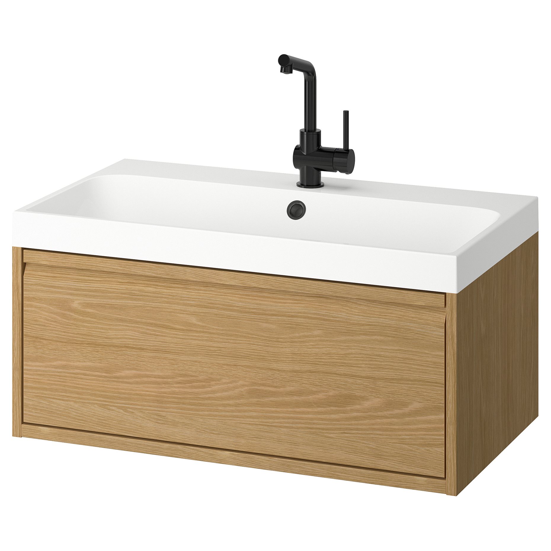 ANGSJON/BACKSJON, wash-stand with drawer/wash-basin/tap, 80x48x39 cm, 695.212.34