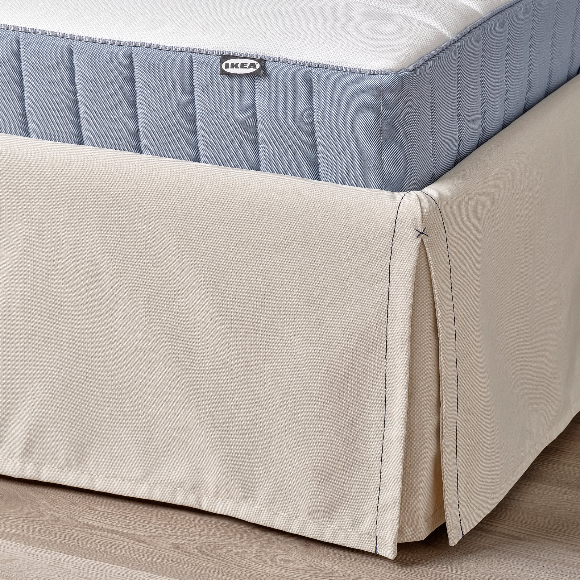 TÄRNKULLEN, upholstered bed frame, 140x200 cm, 695.692.21
