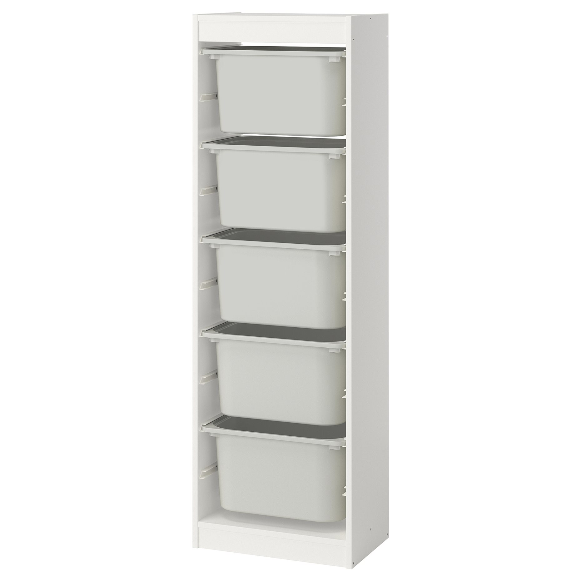 TROFAST, storage combination with boxes, 46x30x145 cm, 695.754.77