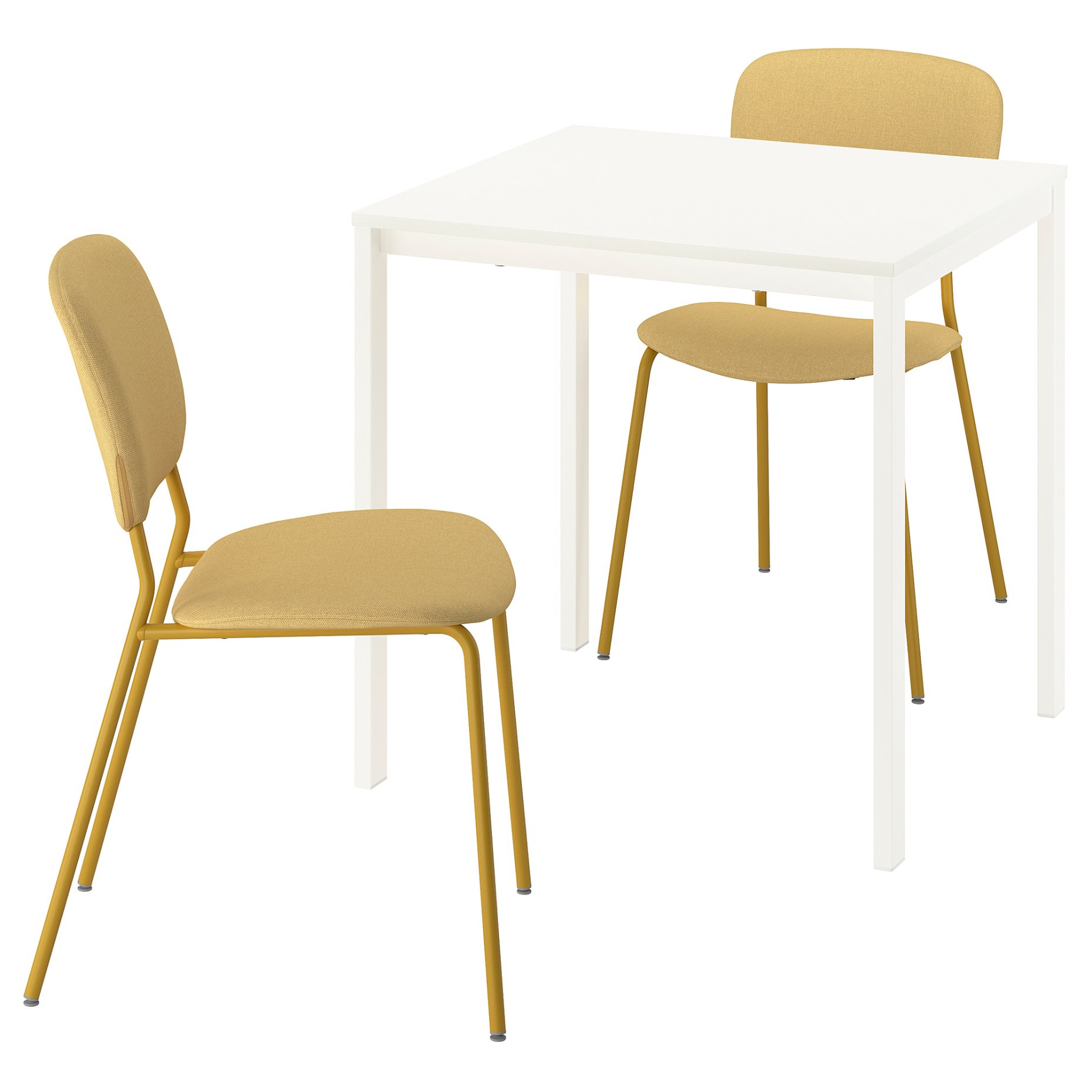 VIHALS, table and 2 chairs, 74x74 cm, 696.067.80