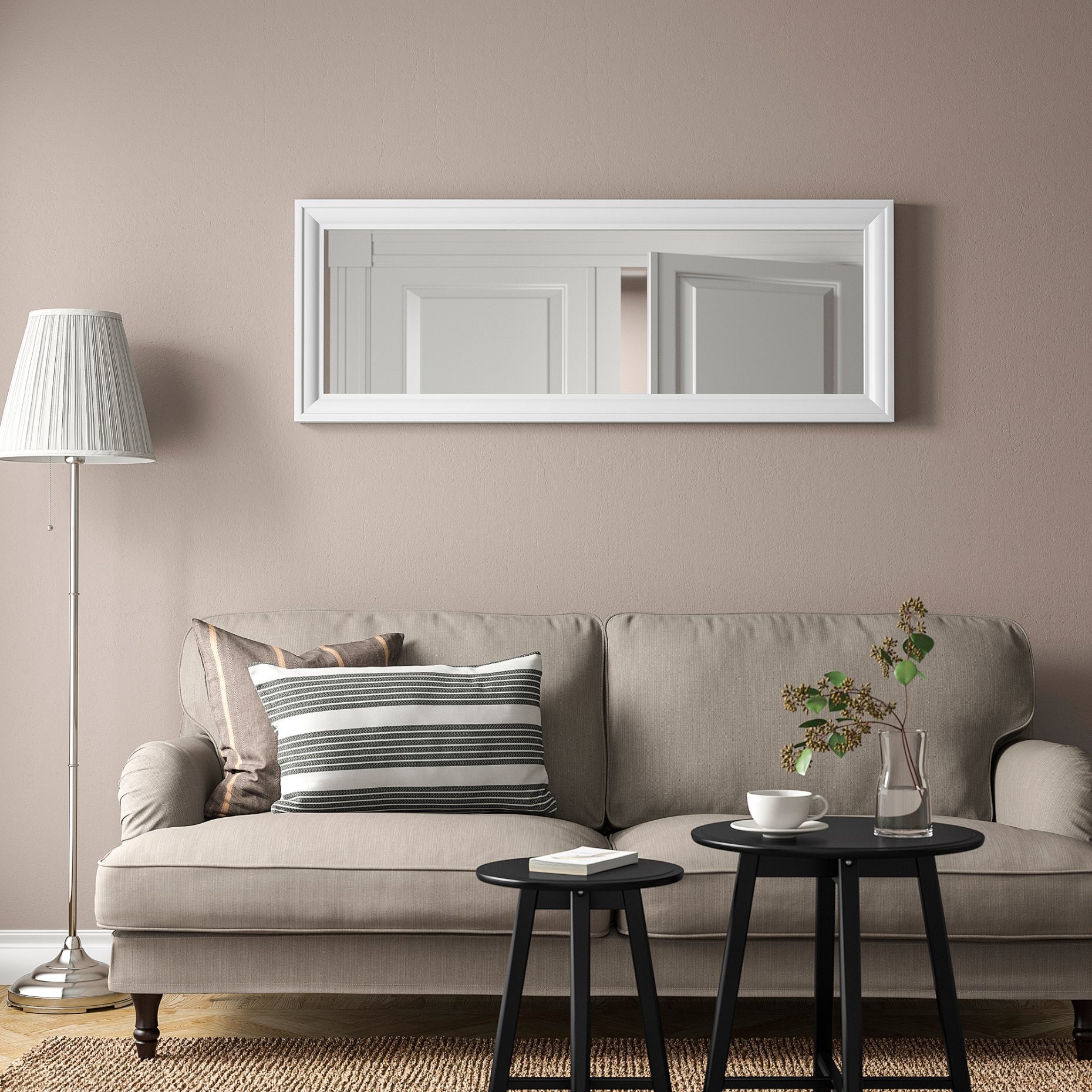 TOFTBYN, mirror, 52x140 cm, 704.591.46