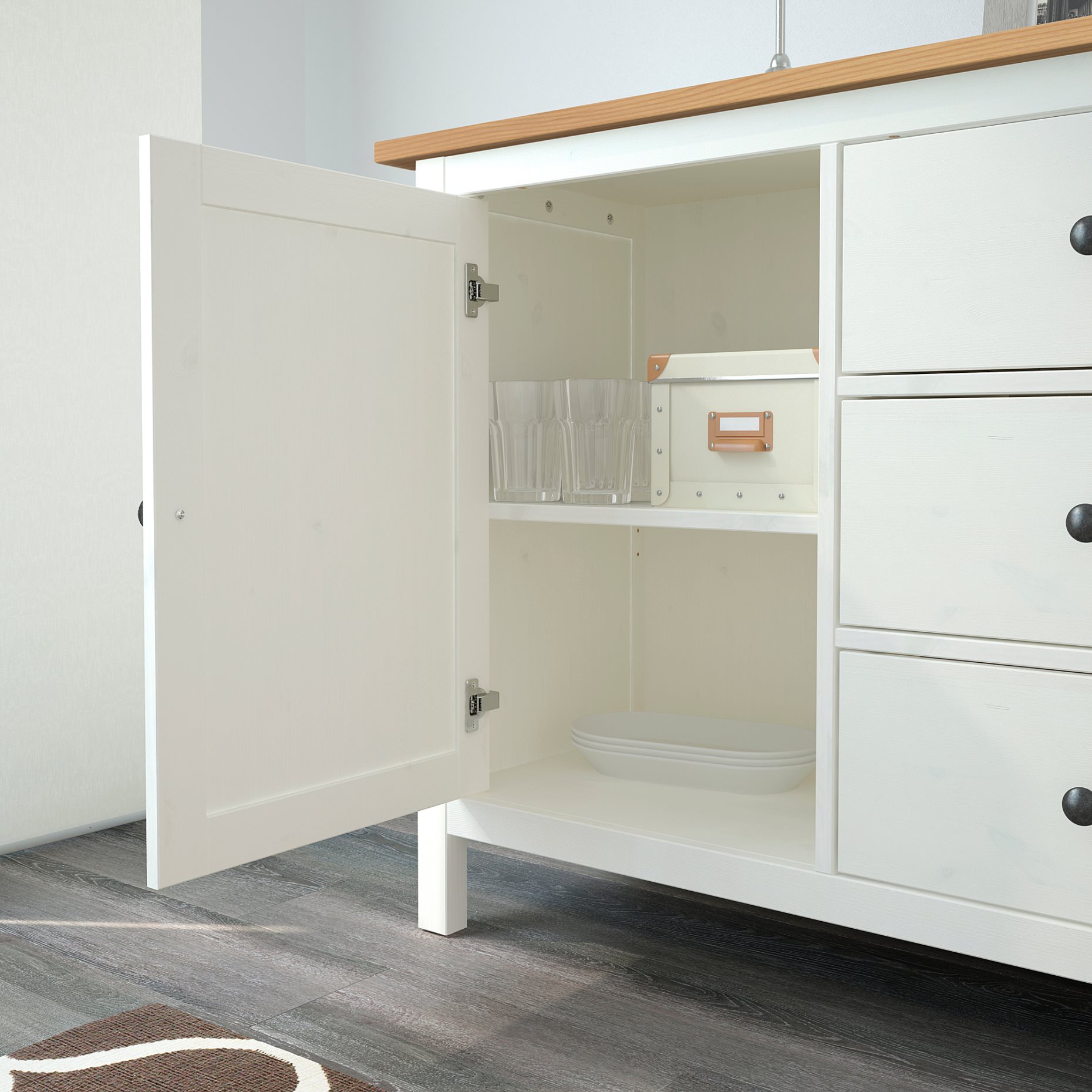 HEMNES, sideboard, 157x88 cm, 704.762.59
