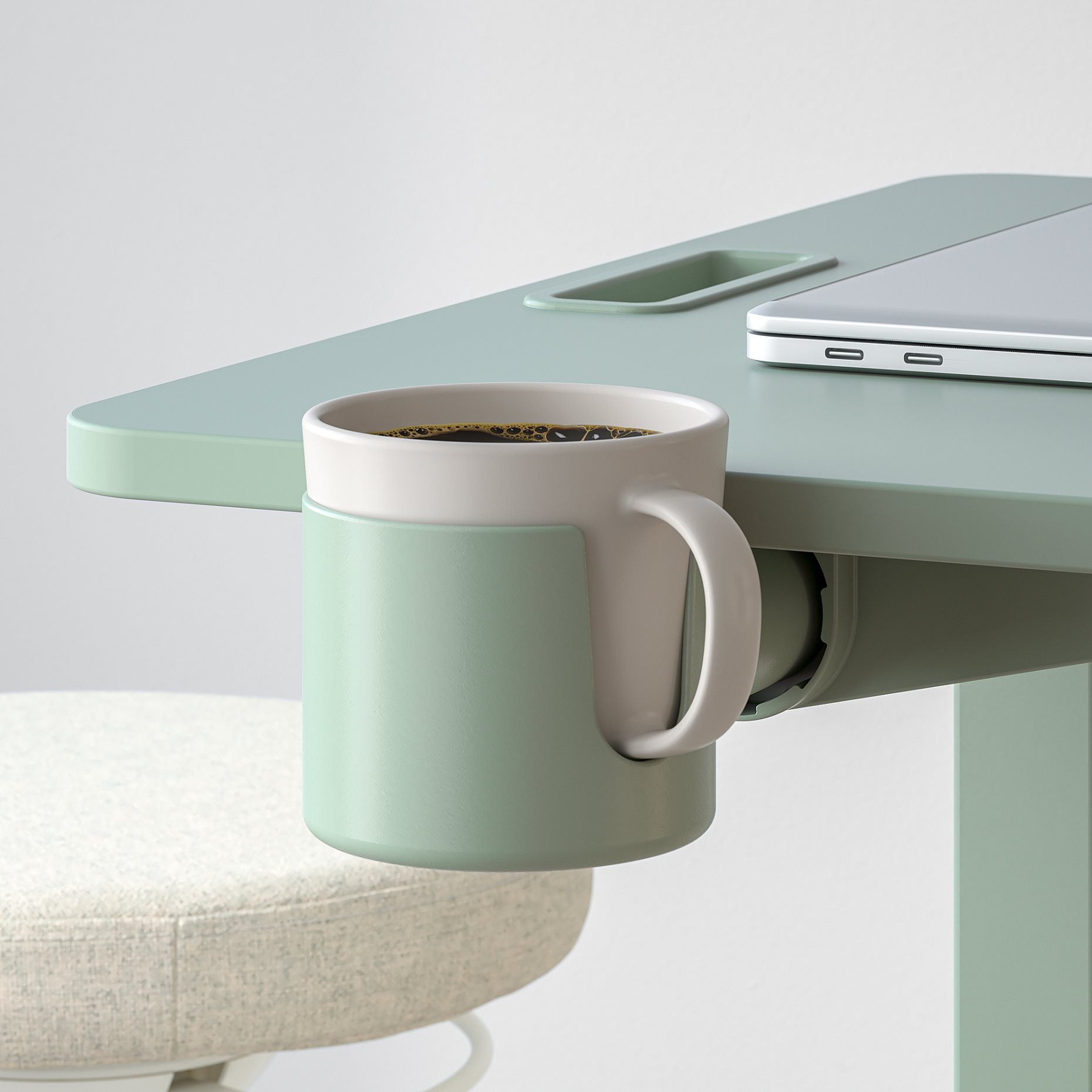 MITTZON, laptop table with castors, 66x50 cm, 704.981.95
