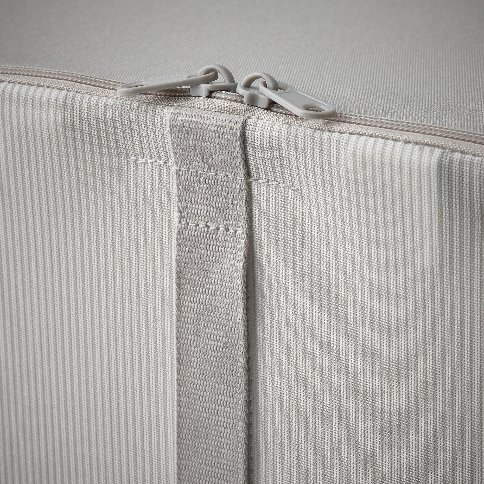 HEMMAFIXARE, storage case/fabric striped, 69x51x19 cm, 705.039.17