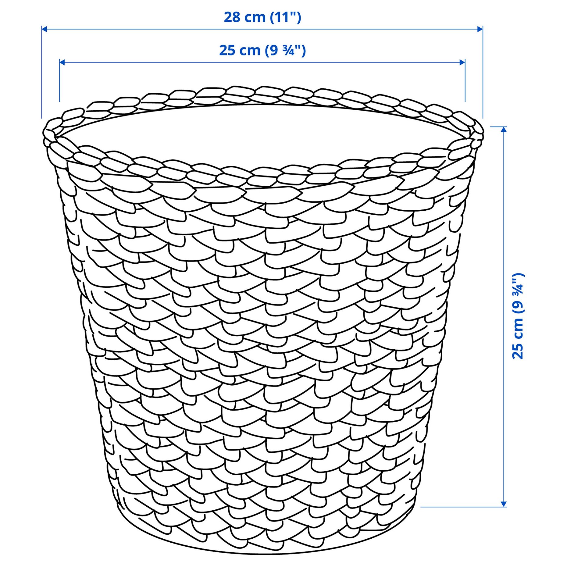 FRIDFULL, plant pot, 24 cm, 705.134.12