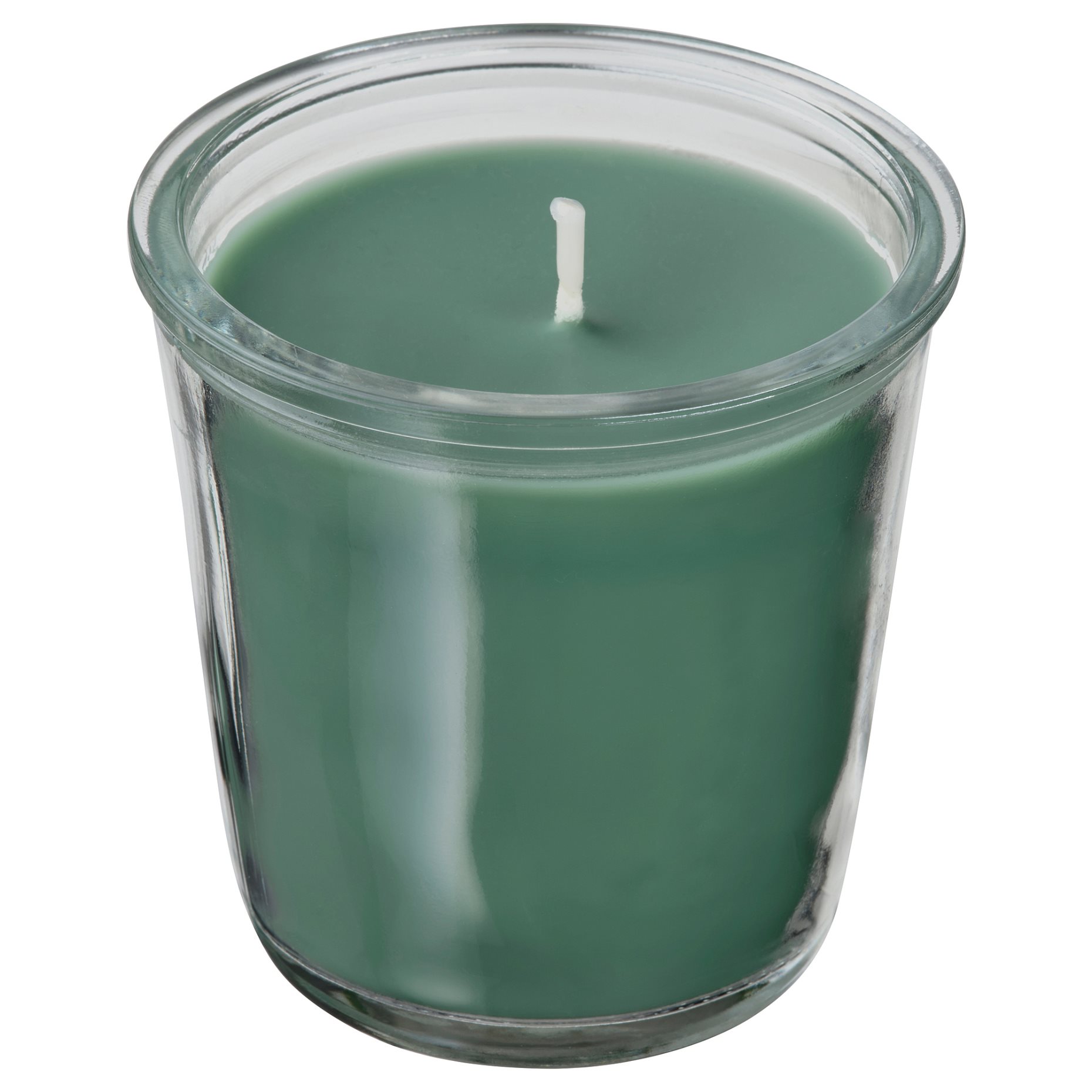 VINTERFINT, scented candle in glass/pine and moss, 20 hr, 705.257.40