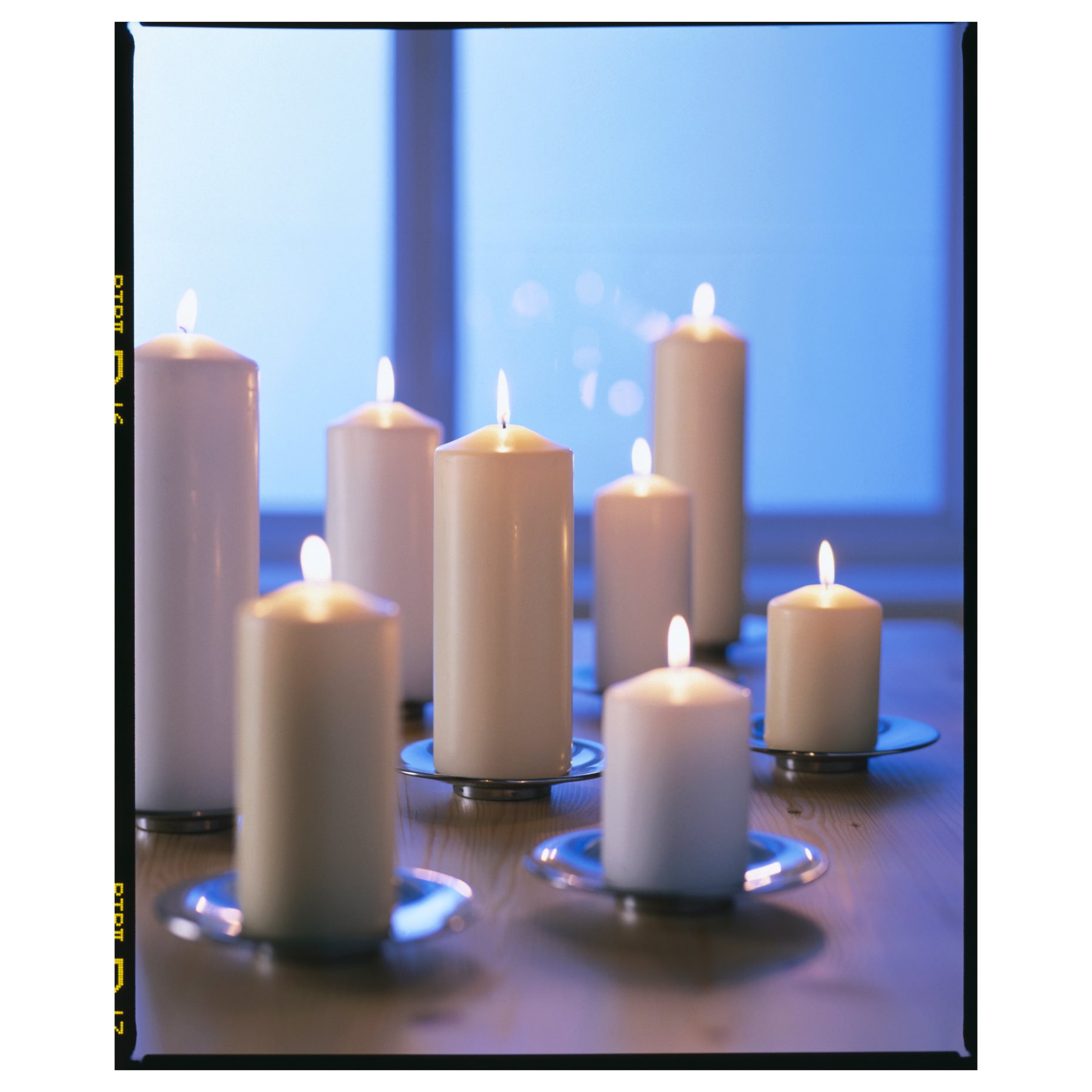 FENOMEN, άοσμο κερί στήλης, 19 cm, 705.284.04