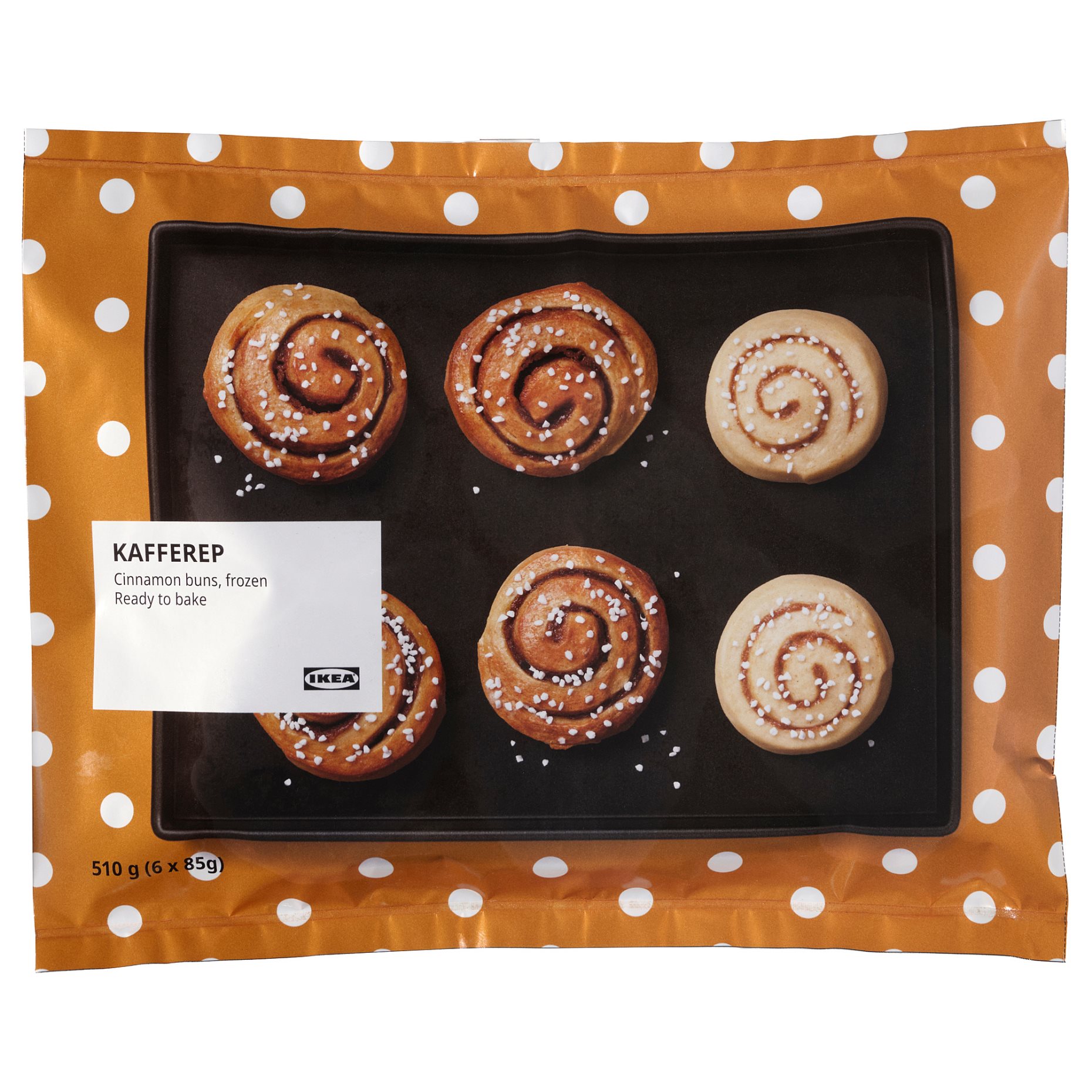 KAFFEREP, cinnamon bun/frozen/6 pack, 510 g, 705.413.54