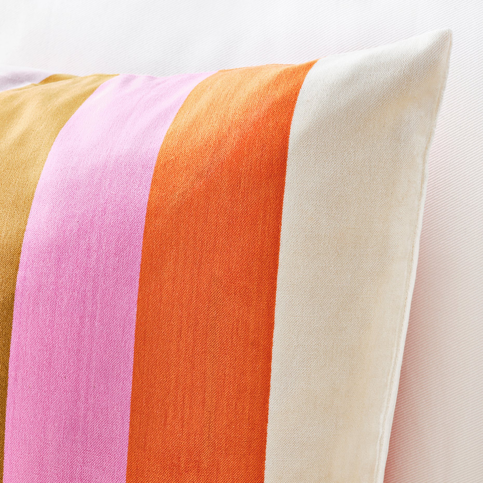 VATTENVÄN, κάλυμμα μαξιλαριού/ριγέ, 50x50 cm, 705.432.92