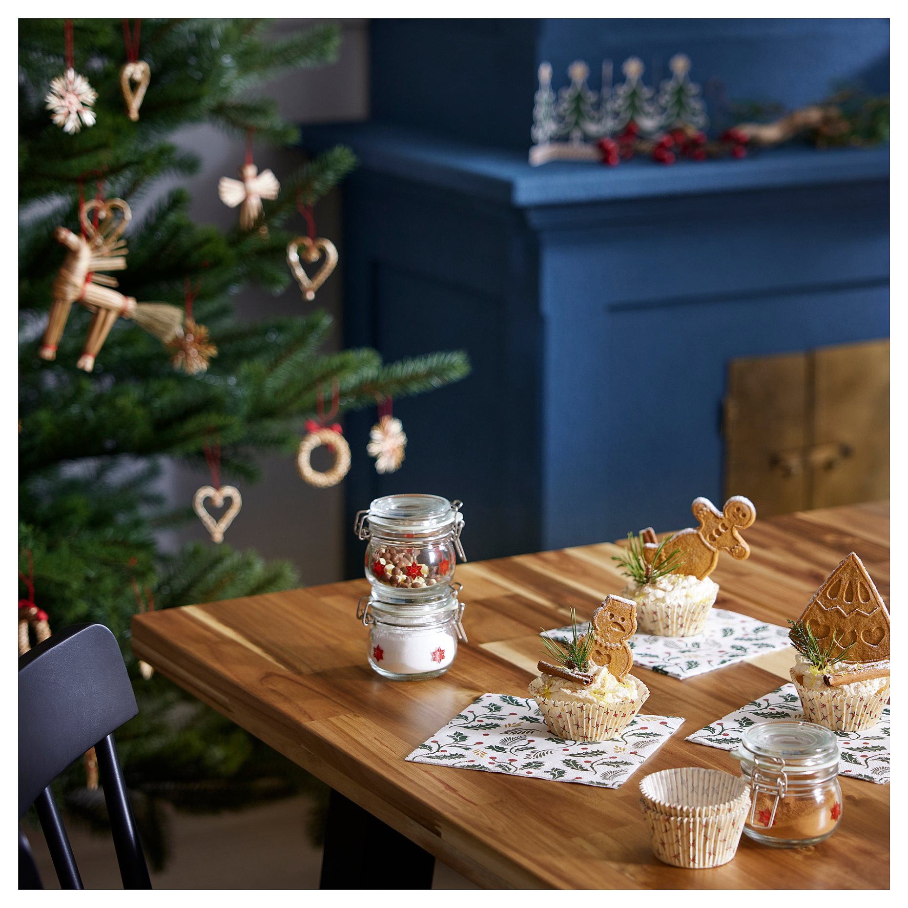 VINTERFINT, βάζο με καπάκι μοτίβο λουλουδιών, 3 τεμ. 13 cl, 705.561.66