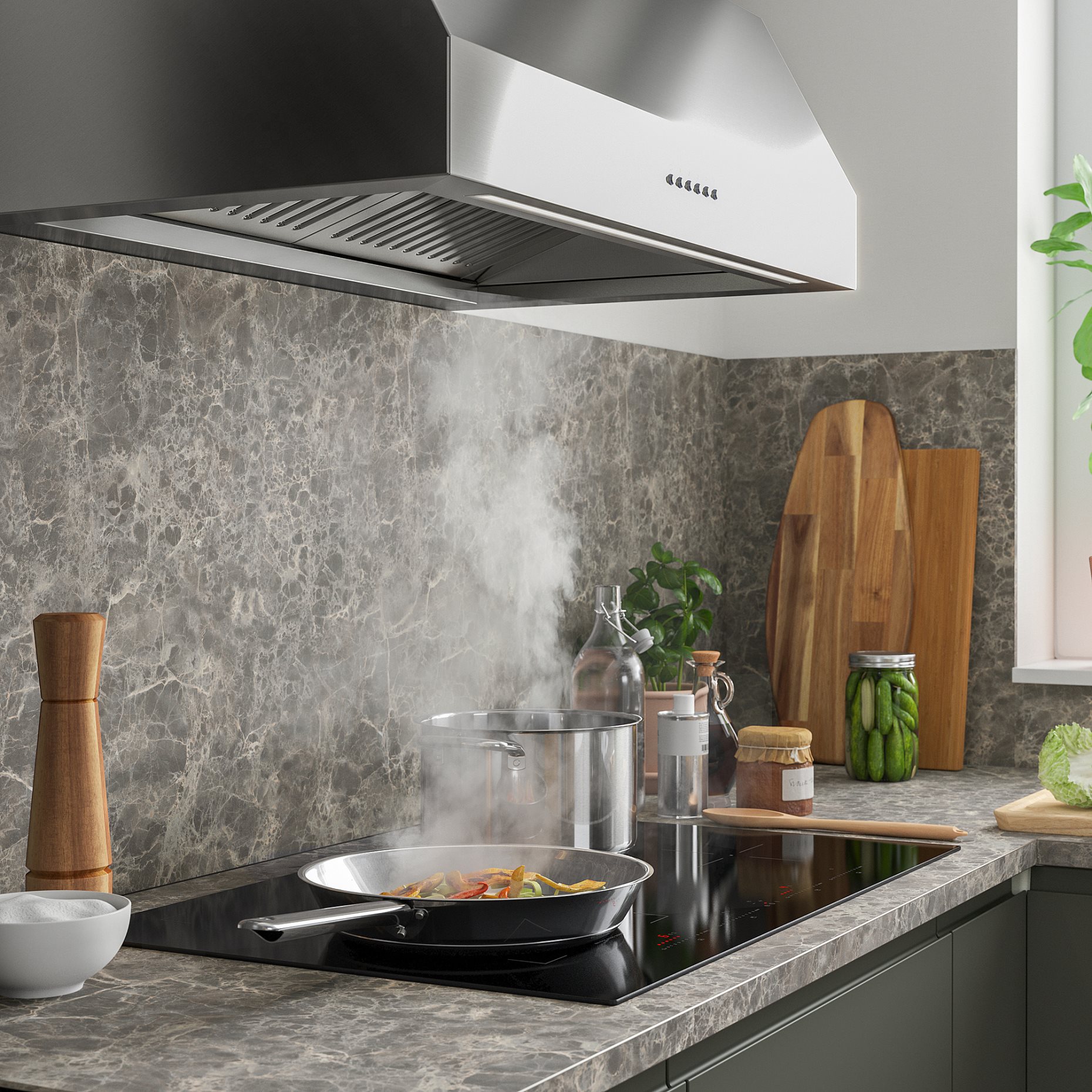 ROGESTAD, induction hob/IKEA 500, 78 cm, 705.595.13