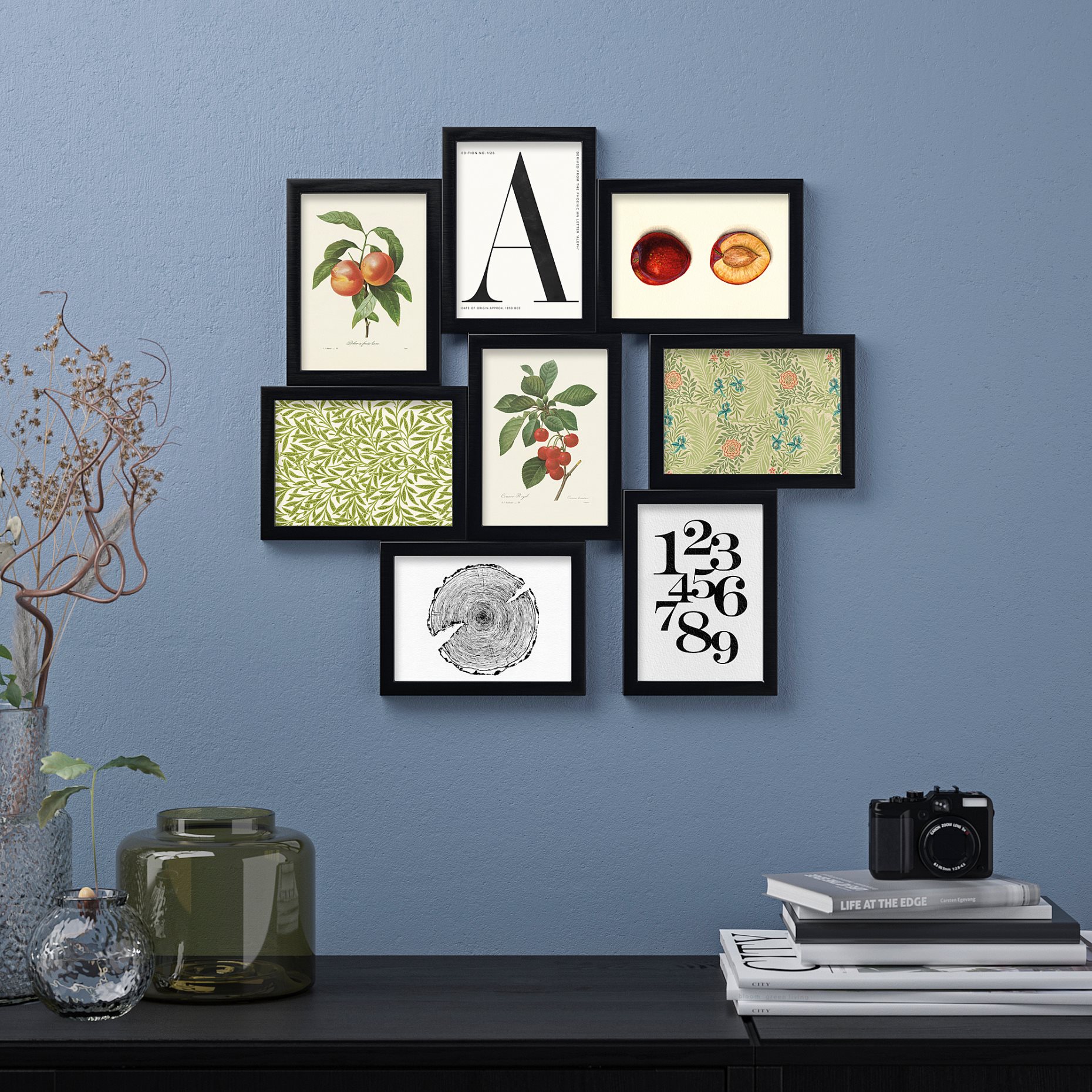 VÄXBO, art card/Echos from nature/8 pack, 13x18 cm, 705.610.02