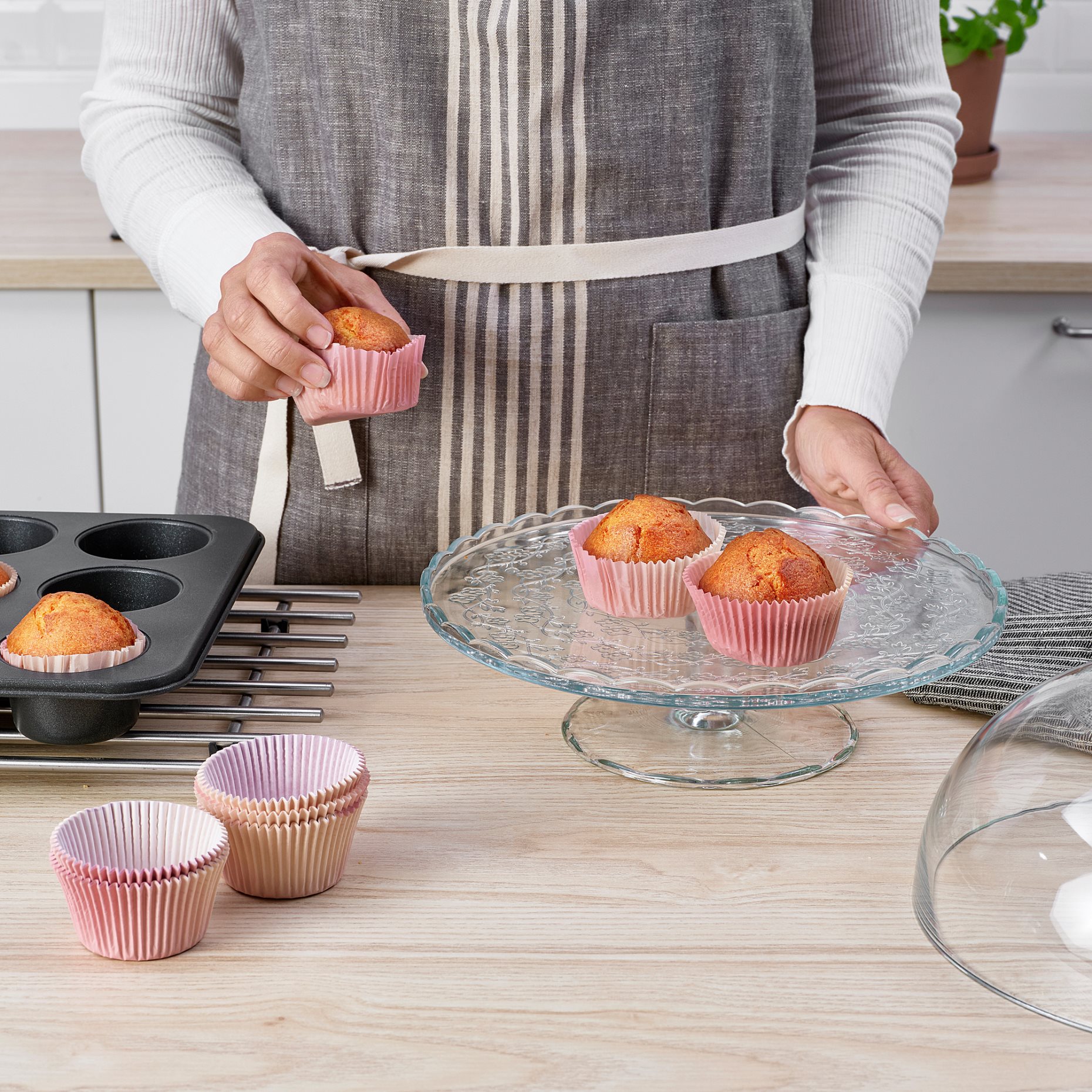 NABBFISK, θήκες για κεκάκια, 65 τεμ., 705.709.83