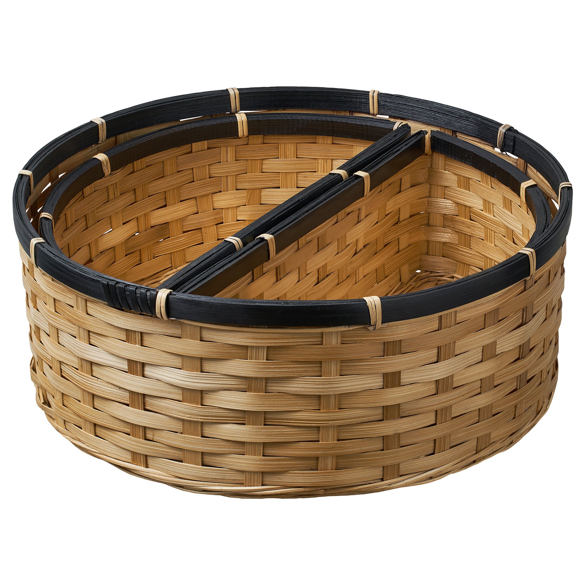 SNÖPLOG, handmade basket, set of 3, 705.818.49