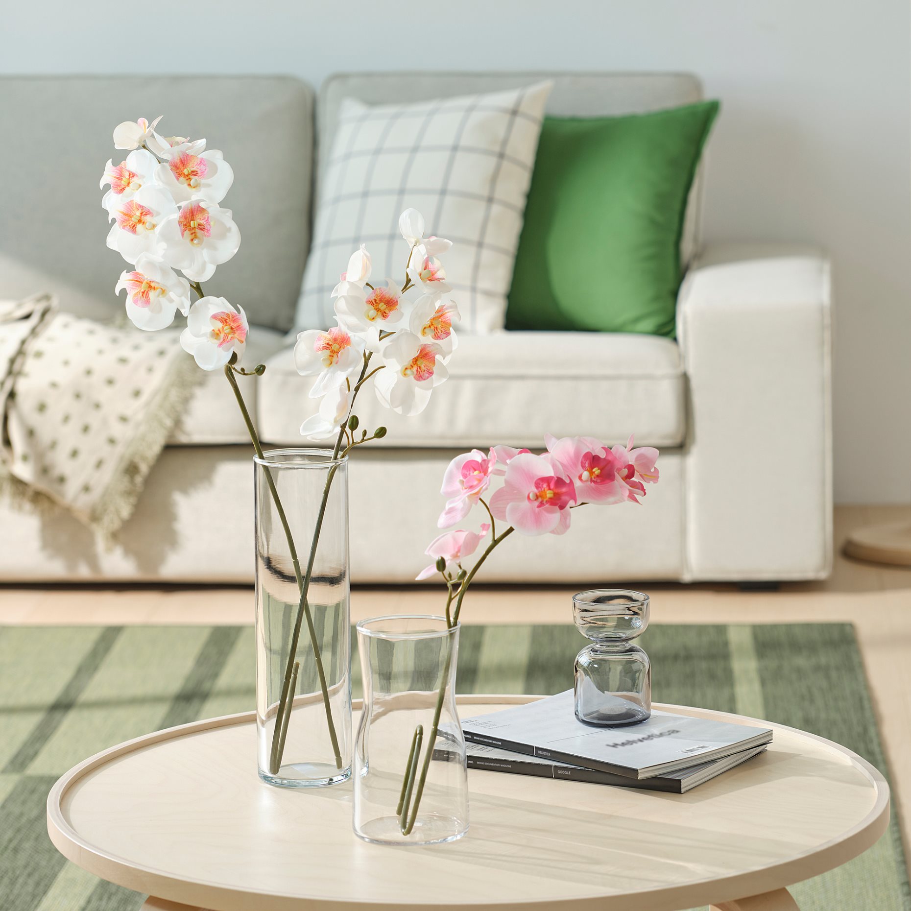 SMYCKA, τεχνητό λουλούδι/εσωτ./εξωτ. χώρου/Ορχιδέα, 60 cm, 705.871.58