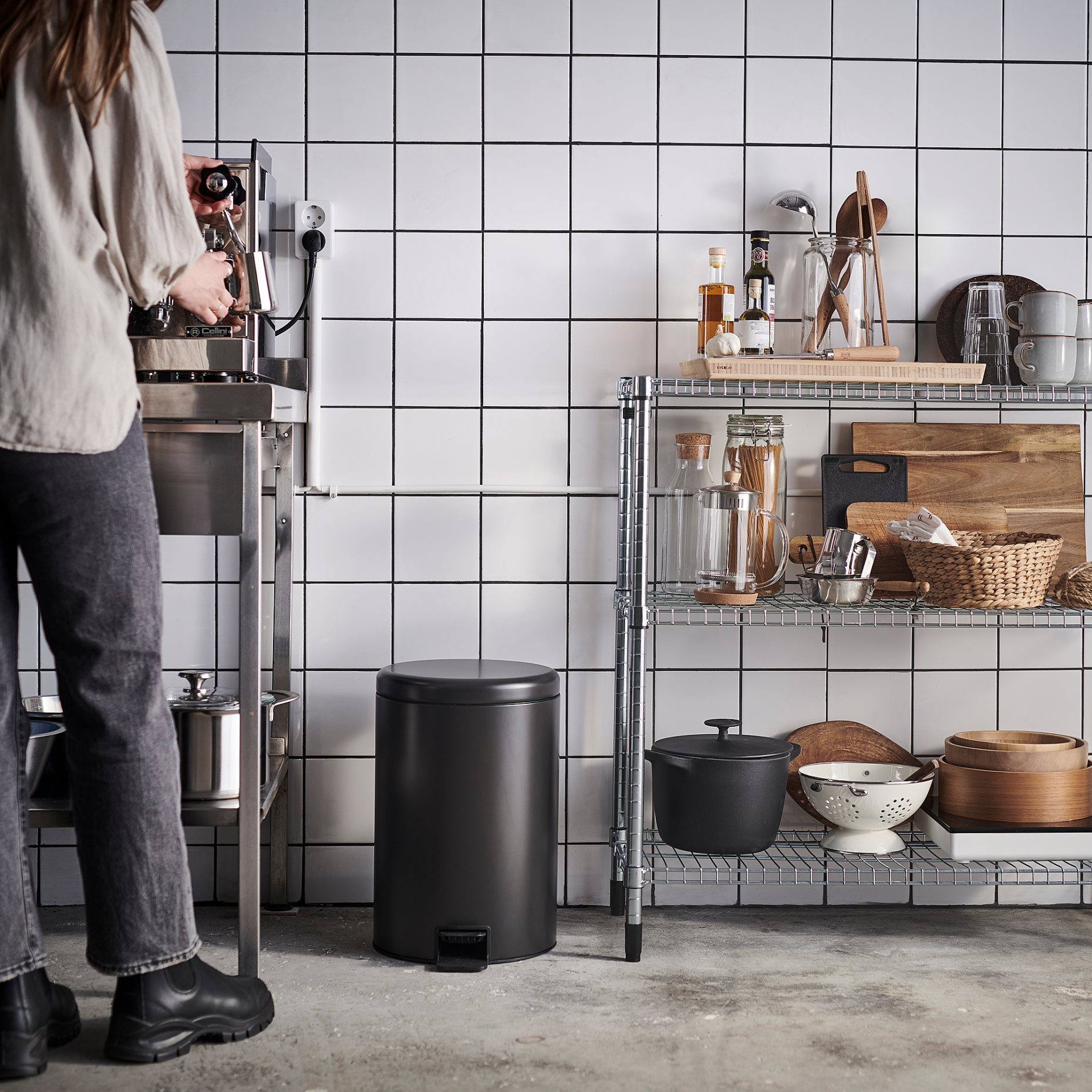 STENTRAPPA, pedal bin, 18 l, 705.953.99