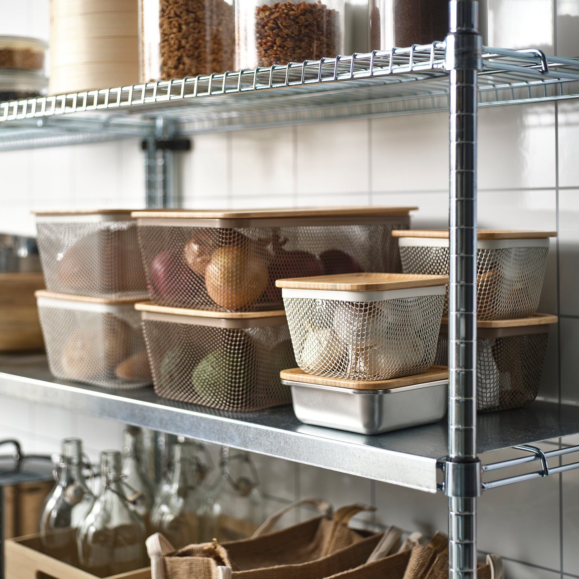 IKEA 365+, food storage basket, 14x14x10 cm, 705.956.91