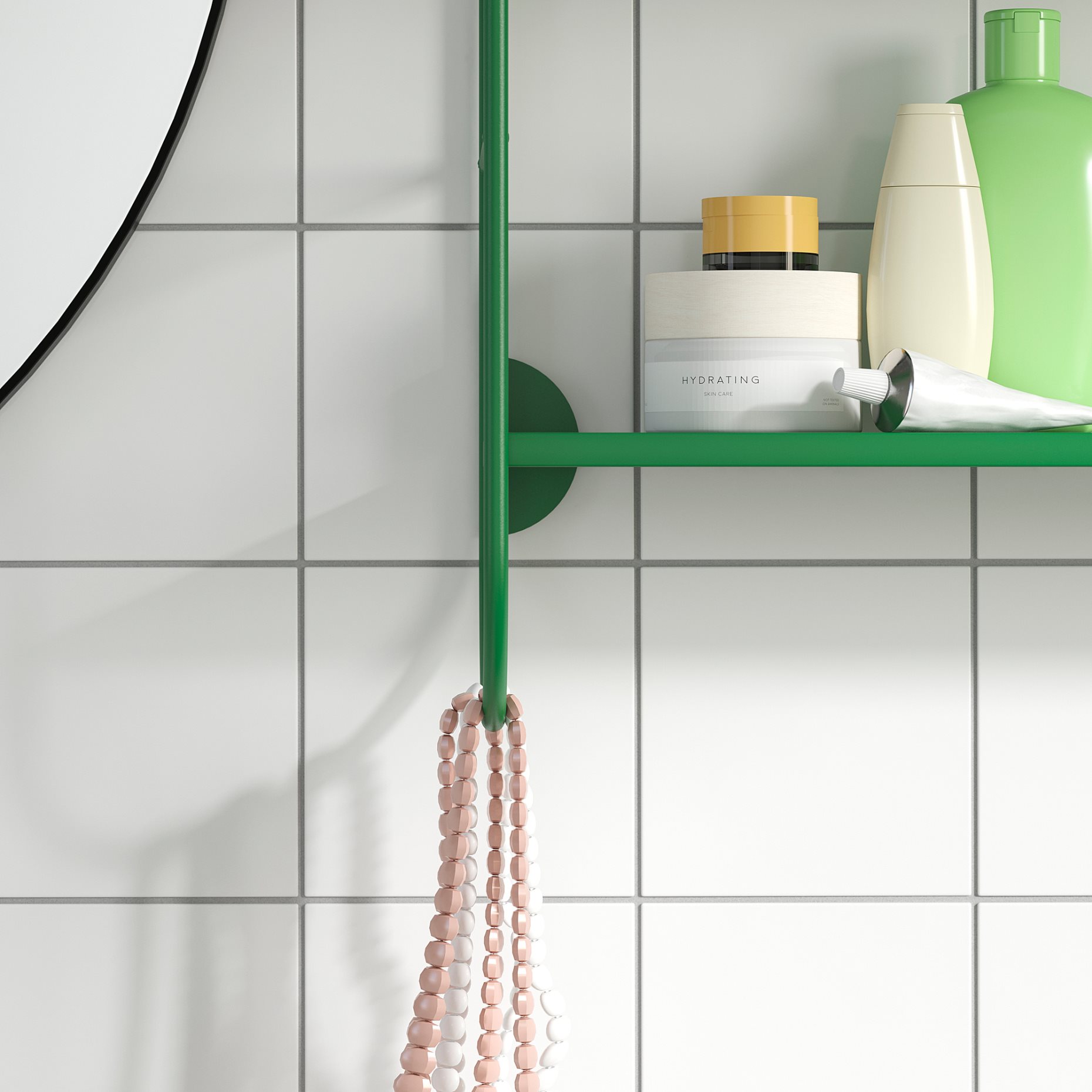 FÄRGSÄTTARE, wall shelf, 60x16x74 cm, 705.957.85