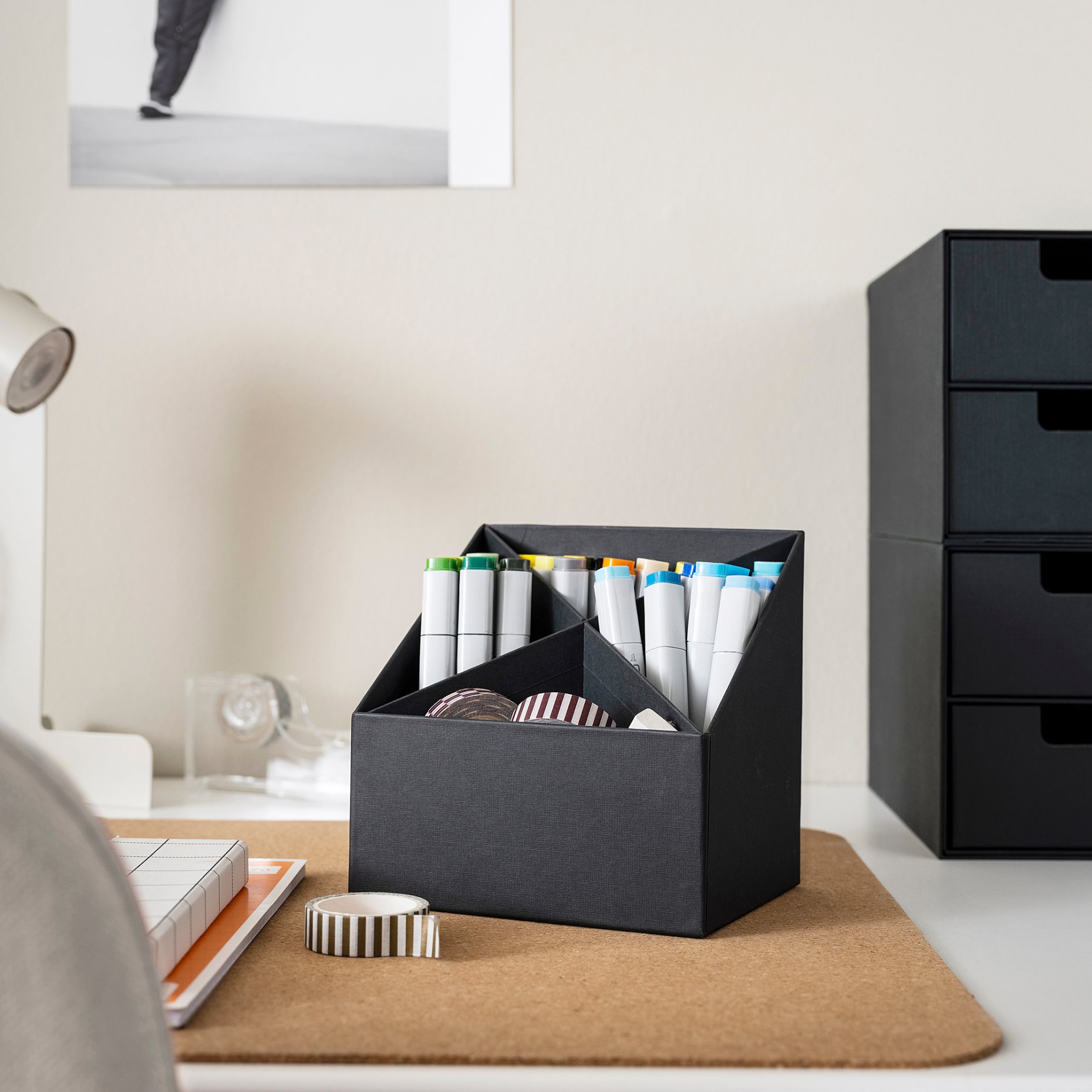 FJÄDERHARV, desk organiser, 16x16 cm, 705.969.02