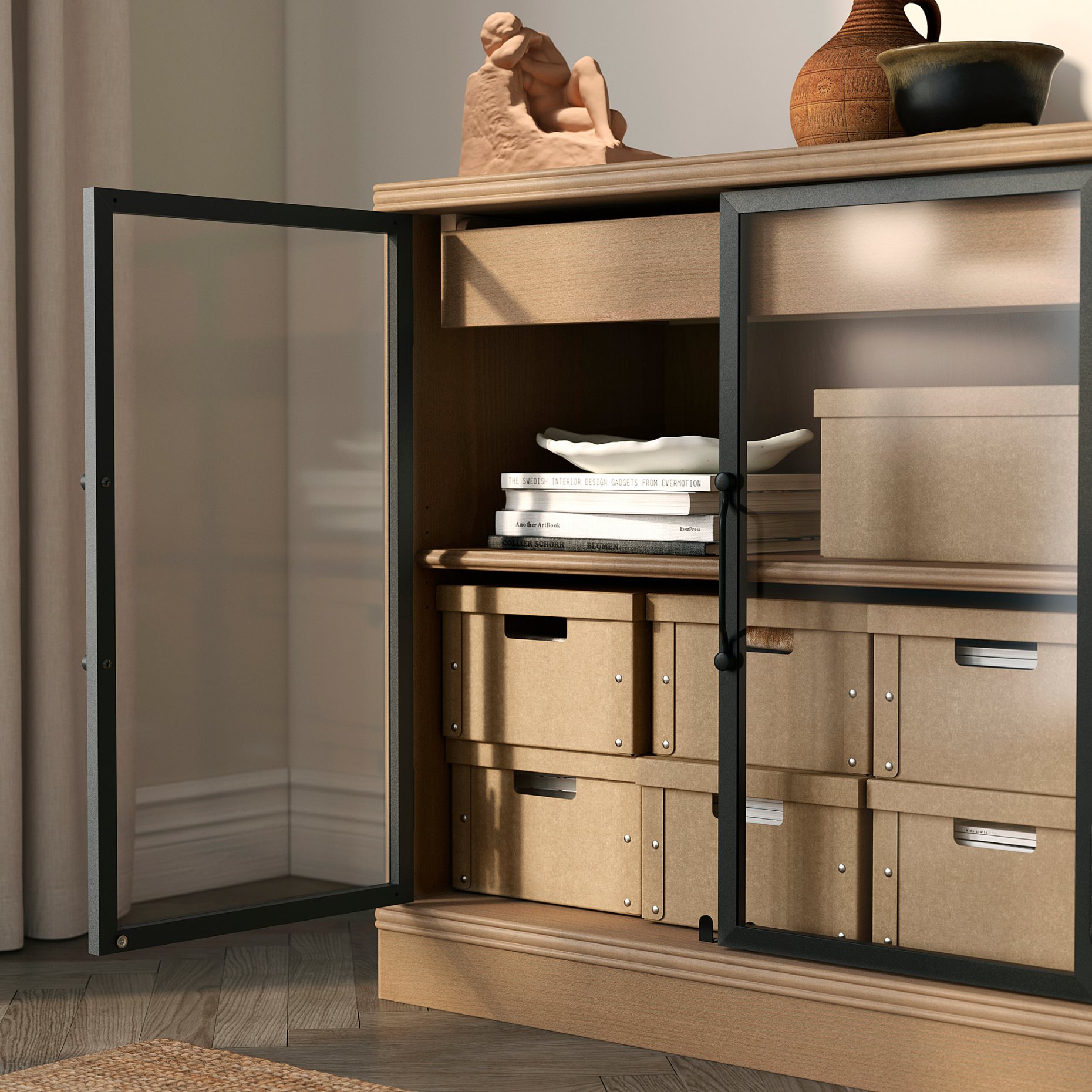 GÄRDESGÅRD, storage box with lid, 25x35x16 cm, 705.969.35