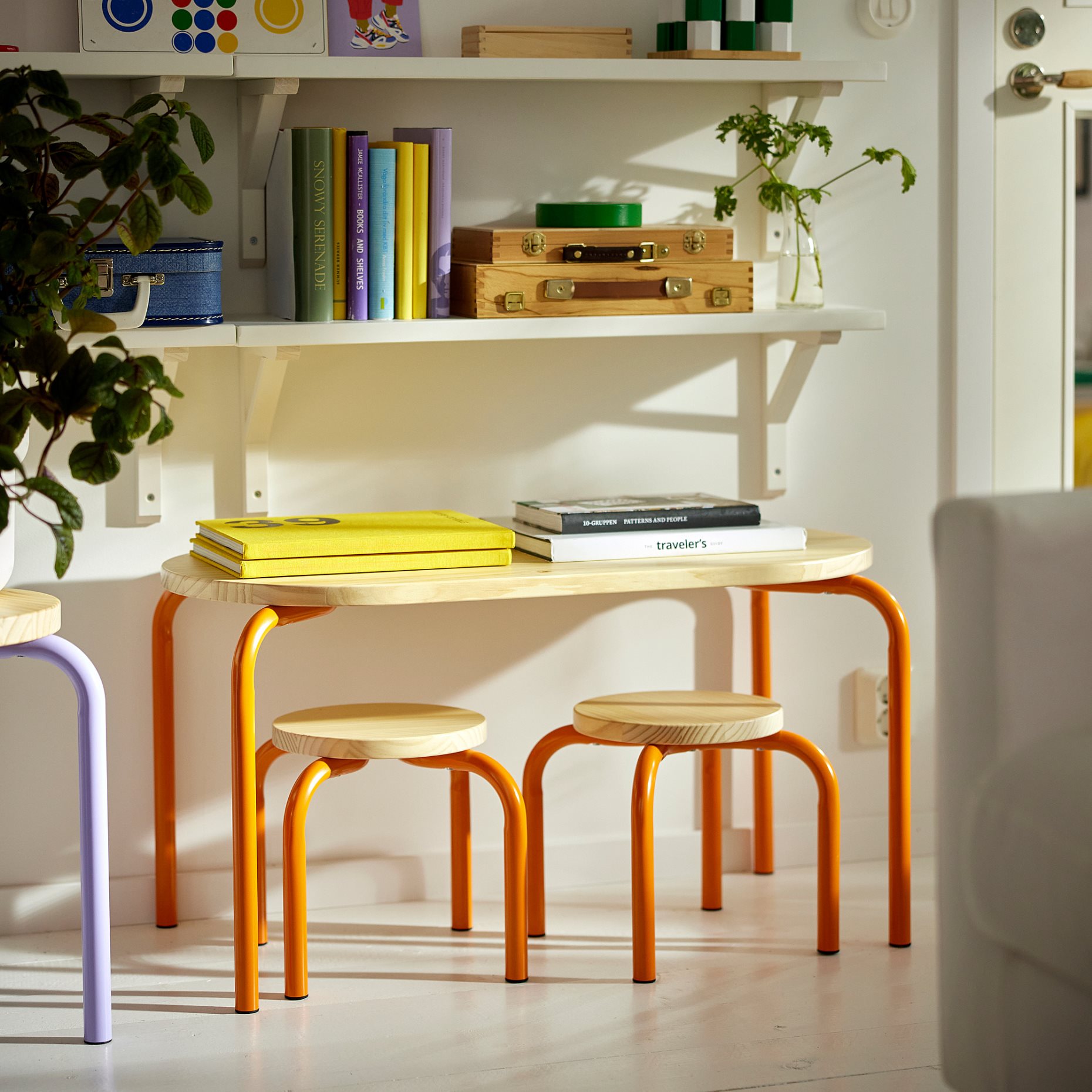 GREJSIMOJS, childrens table, 84x42 cm, 705.989.63