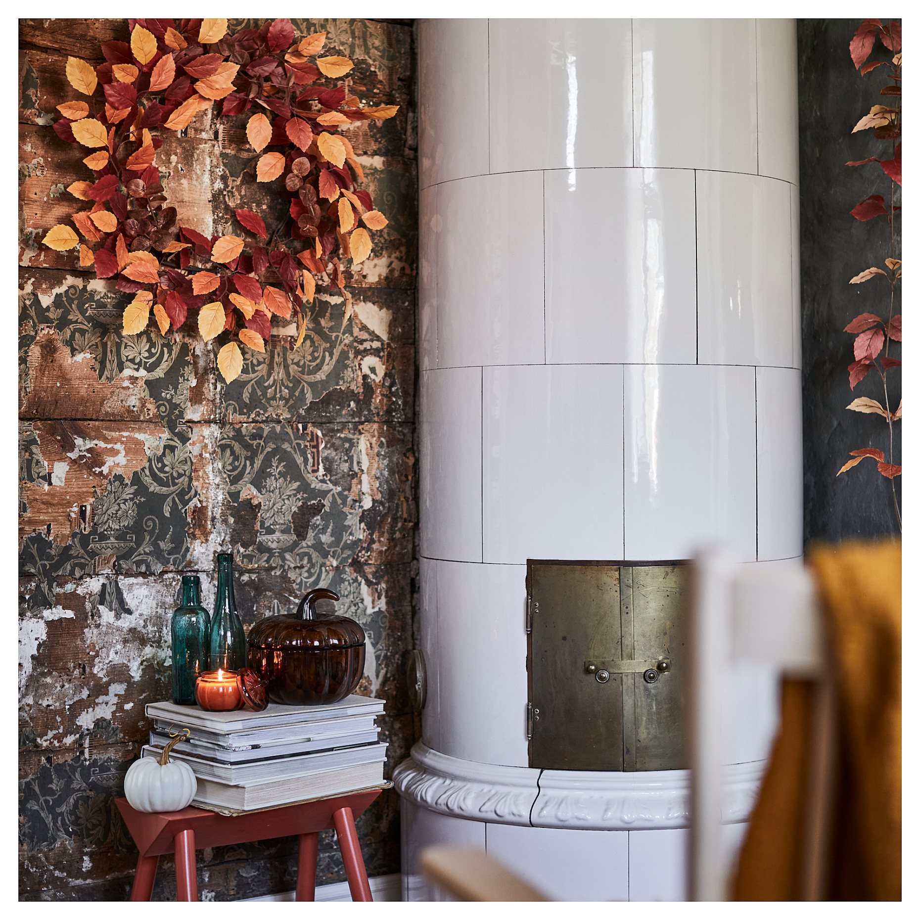 HOSTAGILLE, στεφάνι εσωτερικού/εξωτερικού χώρου,  60 cm, 706.003.48