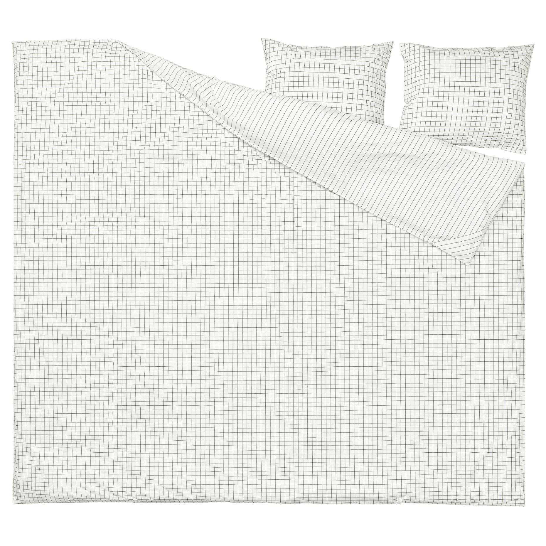 DOFTAKLEJA, duvet cover and 2 pillowcases, 240x220/50x60 cm, 706.005.03