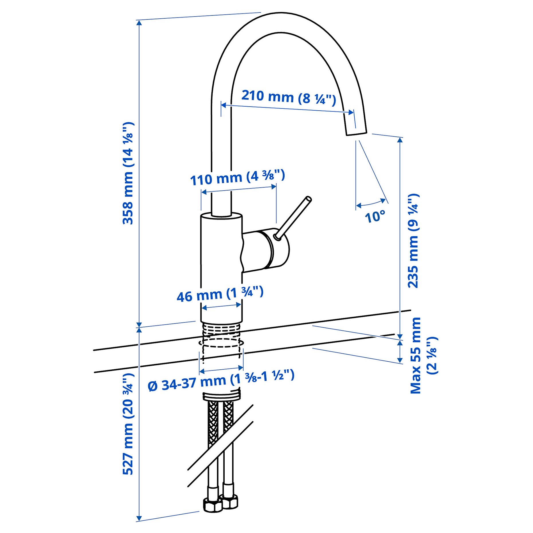 SALLSJÖN, μπαταρία κουζίνας, 706.009.04