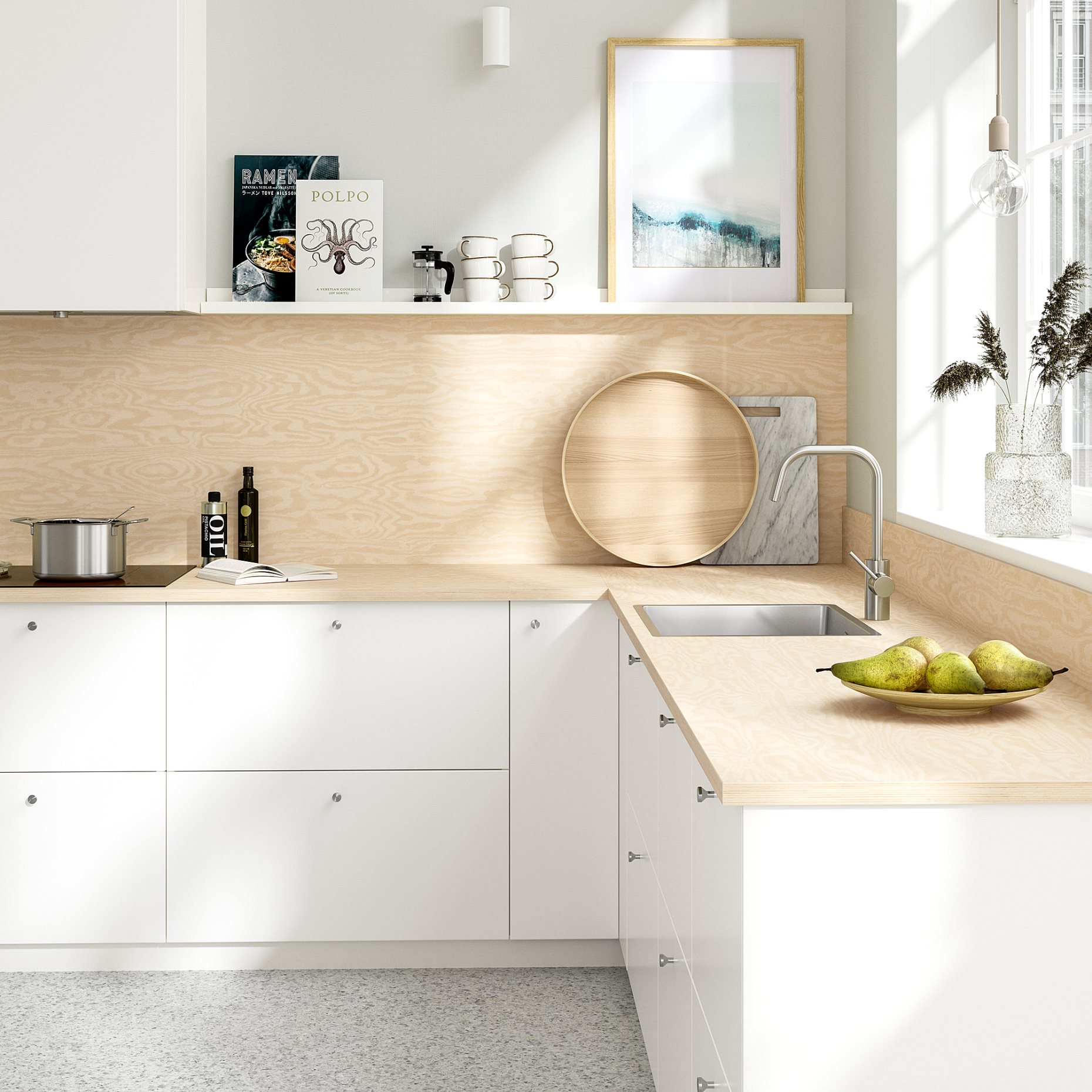 EKBACKEN, worktop, 186x2.8 cm, 706.090.42