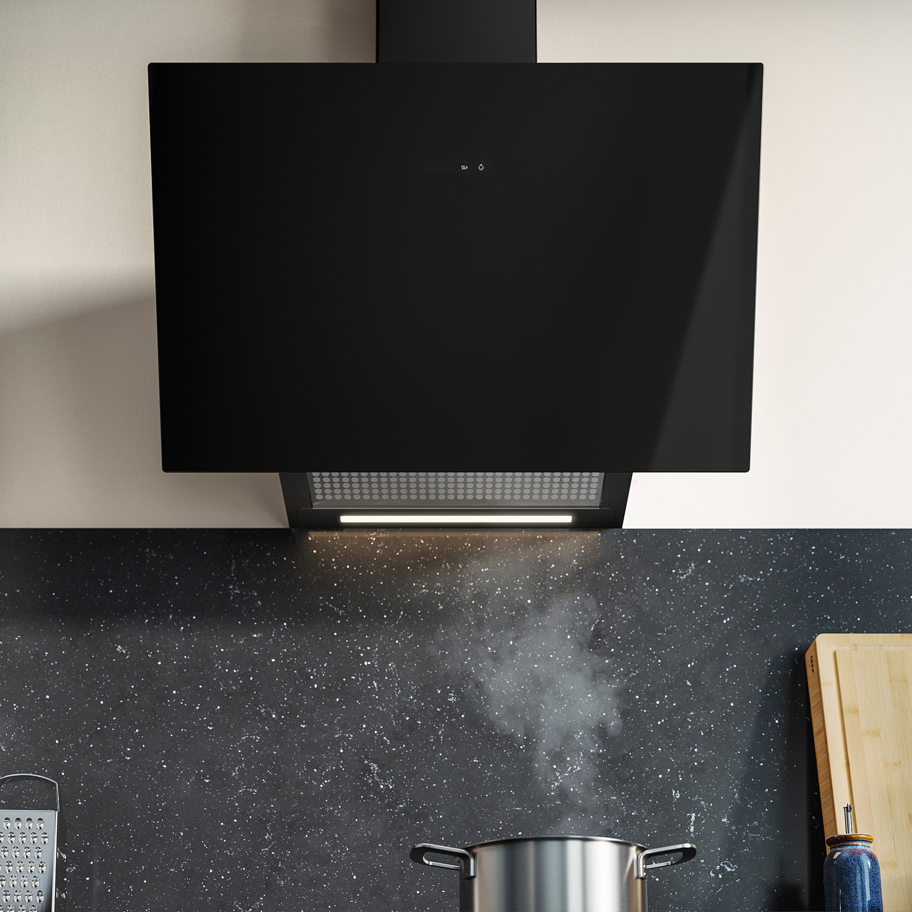 KNUVEBO, απορροφητήρας τοίχου/IKEA 500, 70 cm, 706.156.32