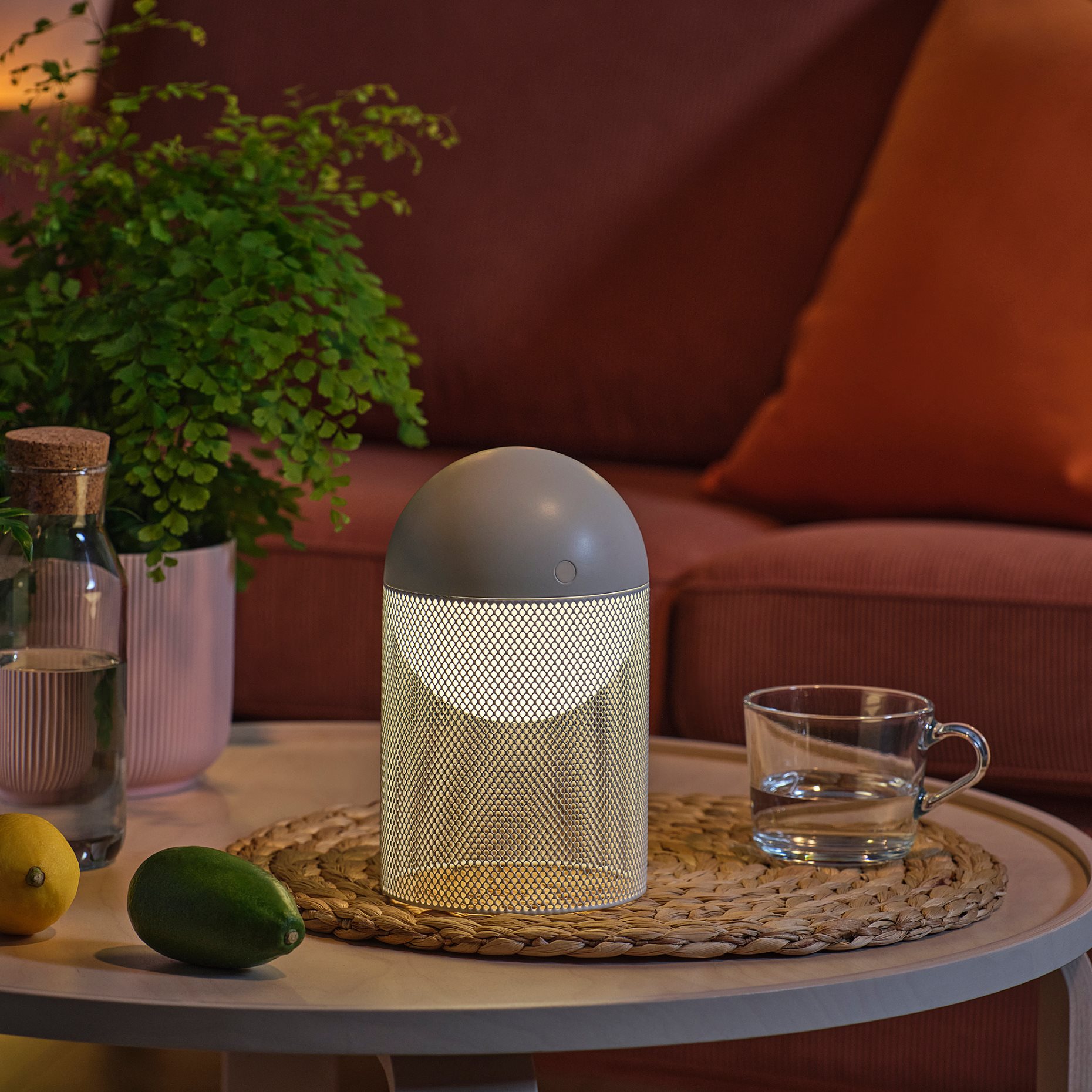 SOLVINDEN, διακοσμητικός φωτισμός με ενσωματωμένο φωτισμό LED, λειτουργία με μπαταρία, 706.193.24