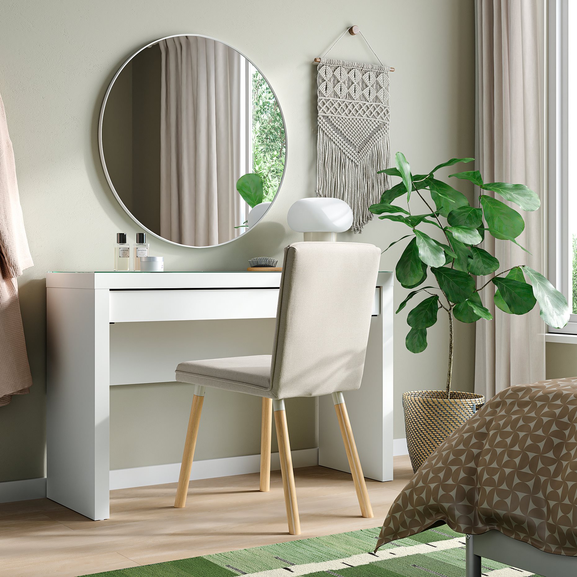MALM, dressing table, 120x41x78 cm, 706.203.46