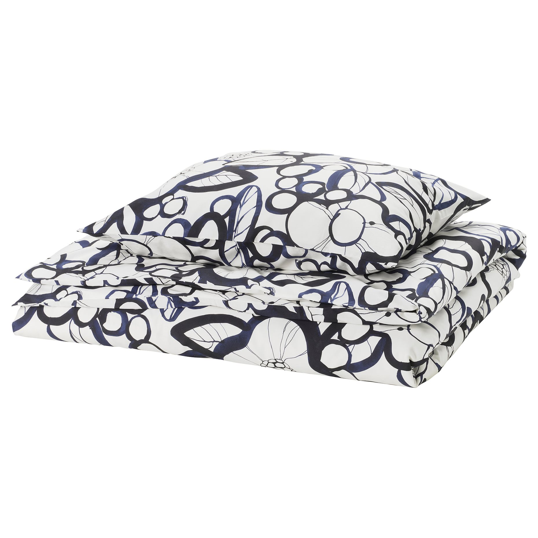 HÄRLIR, παπλωματοθήκη και μαξιλαροθήκη, 150x200/50x60 cm, 706.260.32