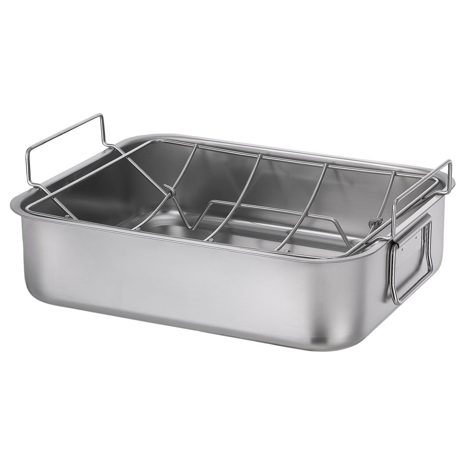 BAKTIDER, roasting tin with grill rack, 40x32 cm, 706.296.48