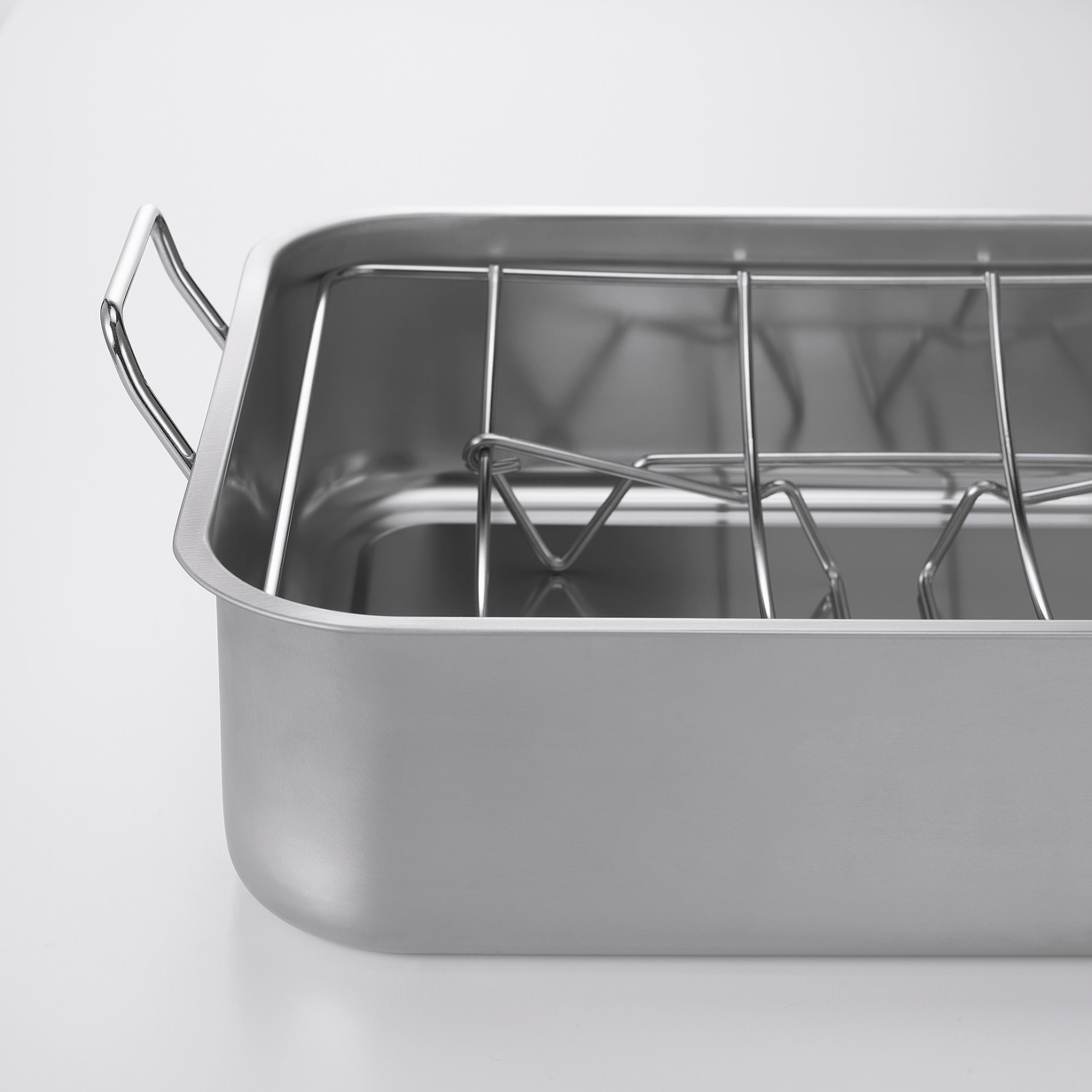 BAKTIDER, roasting tin with grill rack, 40x32 cm, 706.296.48