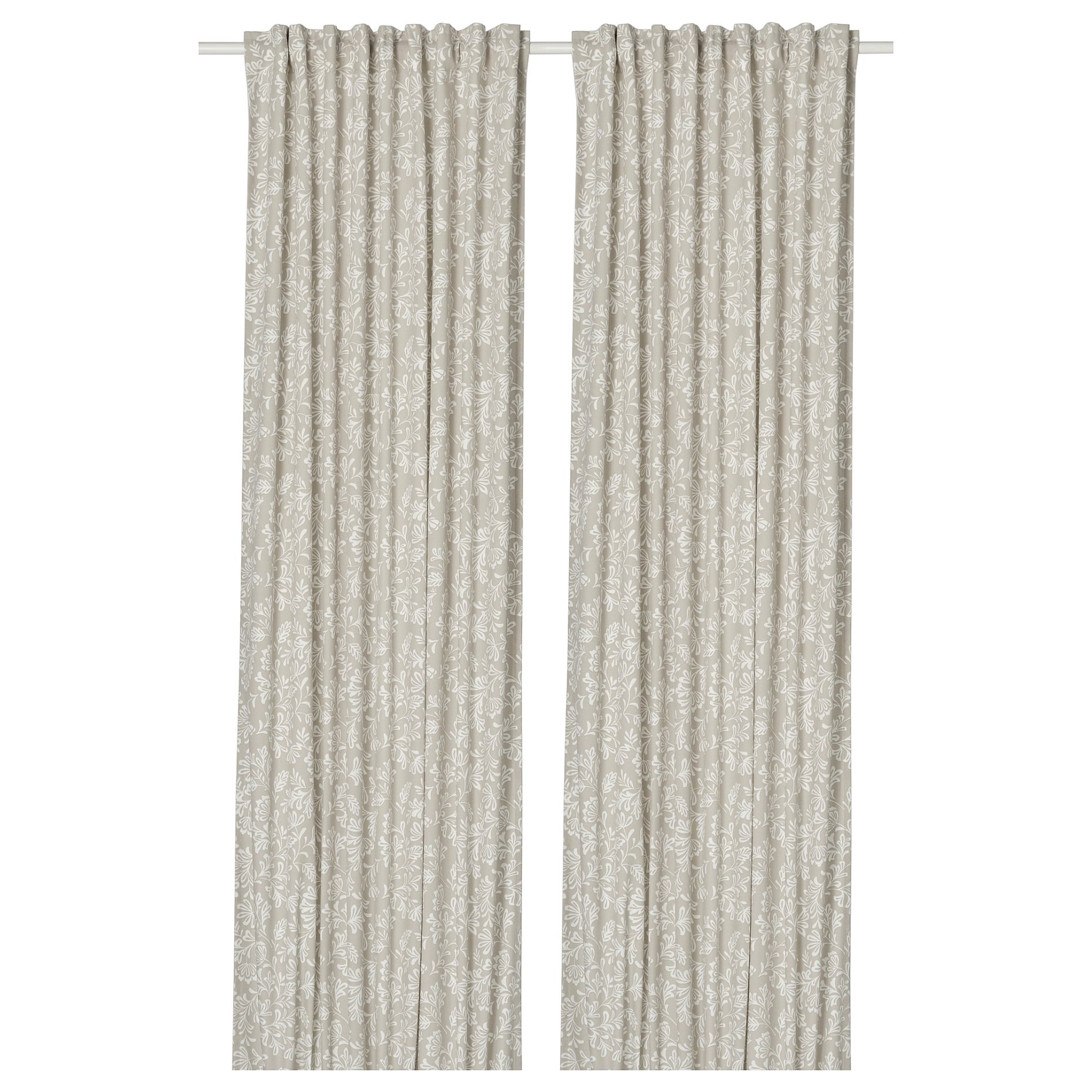 SNÖRUTA, curtains with heading tape 1 pair, 145x280 cm, 706.299.74