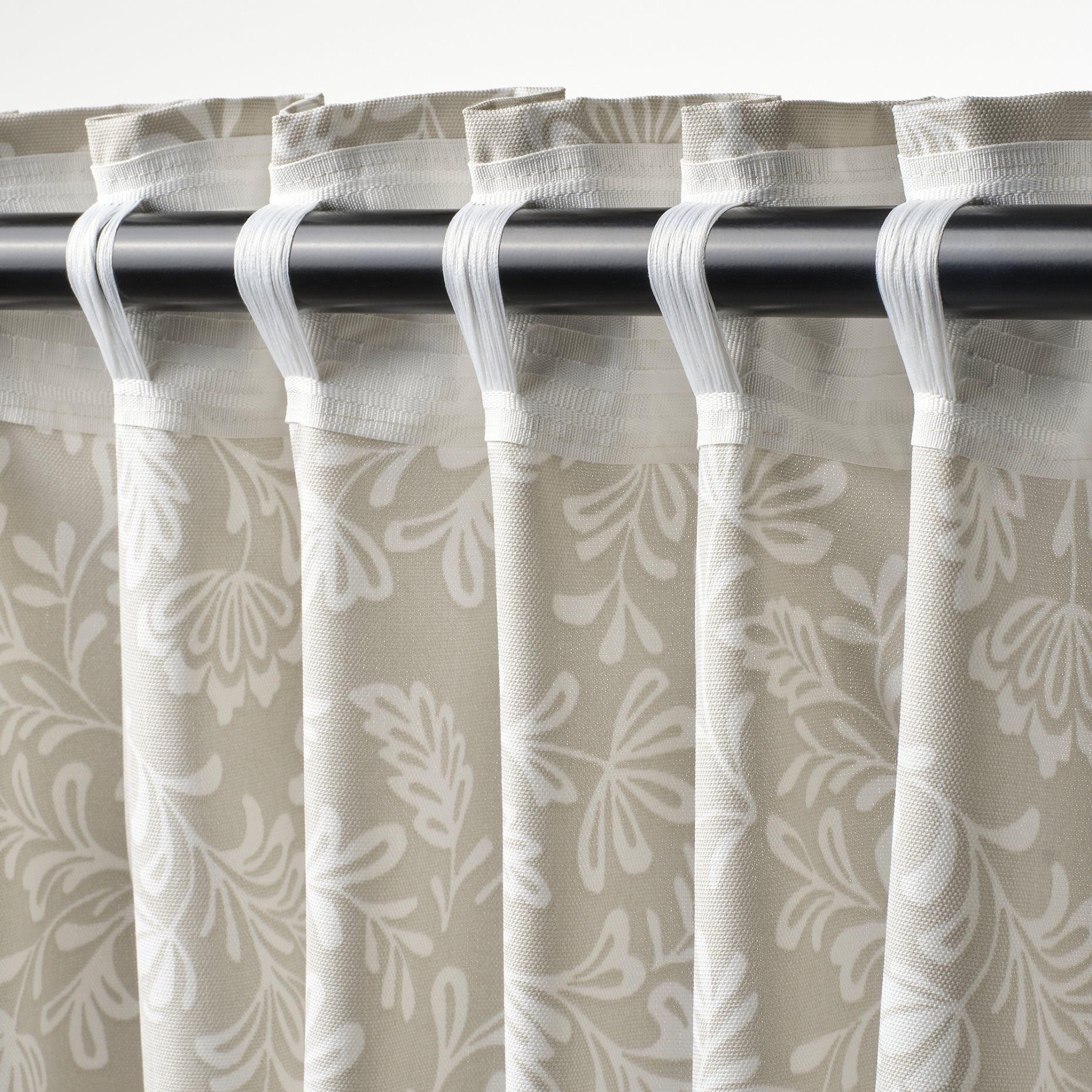 SNÖRUTA, curtains with heading tape 1 pair, 145x280 cm, 706.299.74