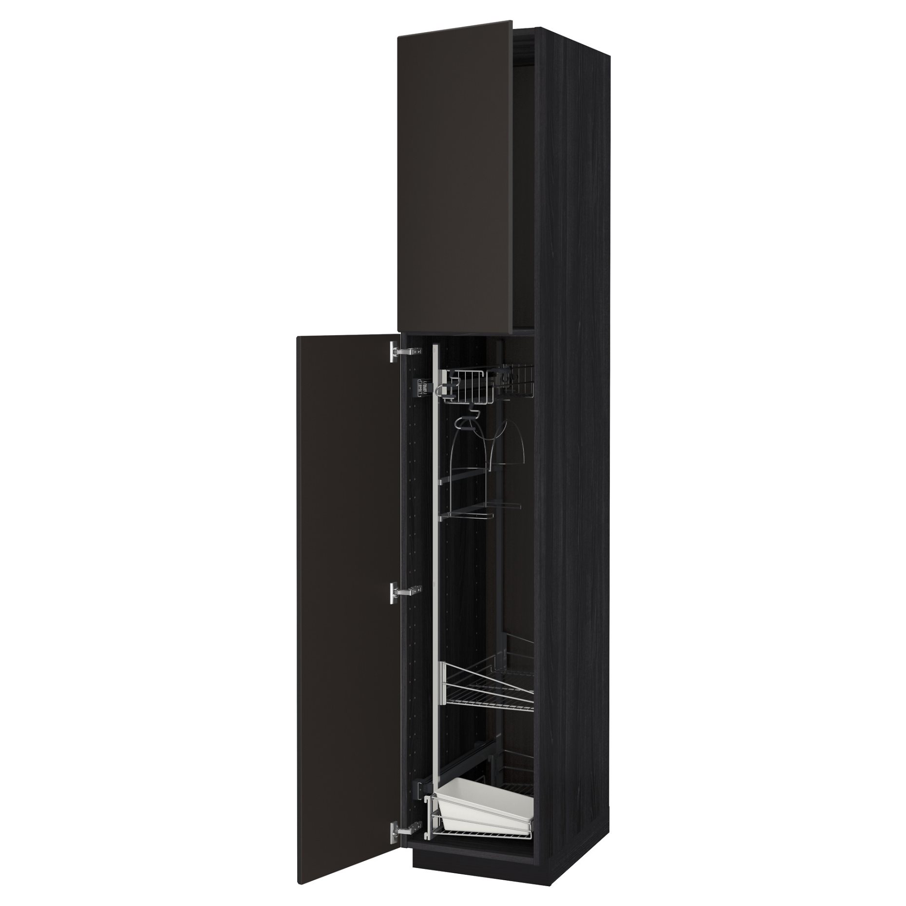 METOD, high cabinet with cleaning interior, 40x60x220 cm, 794.614.75