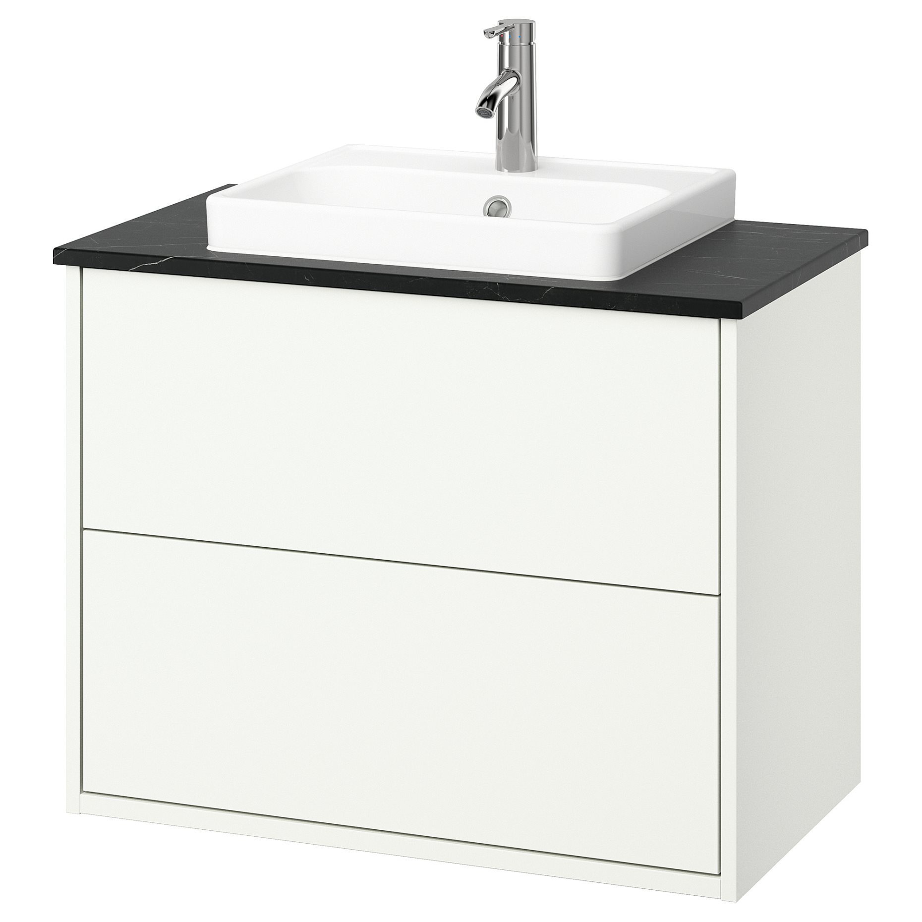 HAVBACK/ORRSJON, wash-stand with drawers/wash-basin/tap, 82x49x71 cm, 795.213.75