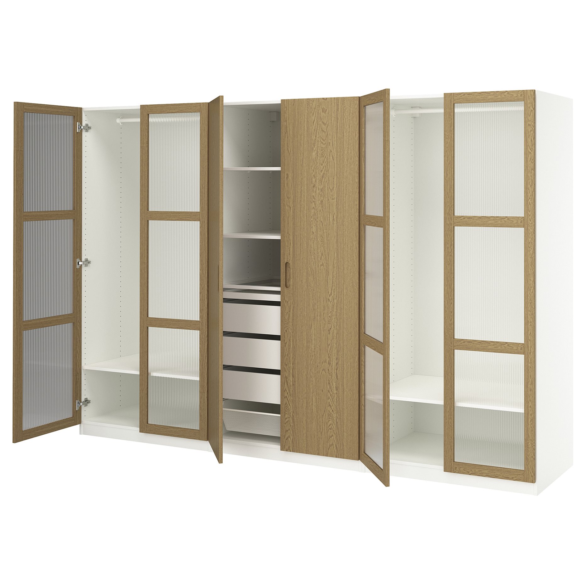 PAX/TONSTAD, wardrobe combination, 300x60x201 cm, 795.499.11