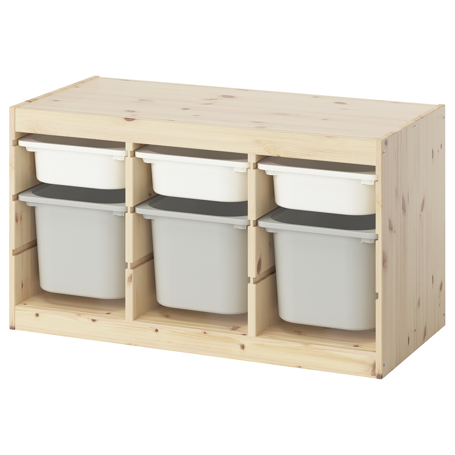 TROFAST, storage combination with boxes, 93x44x52 cm, 795.748.92