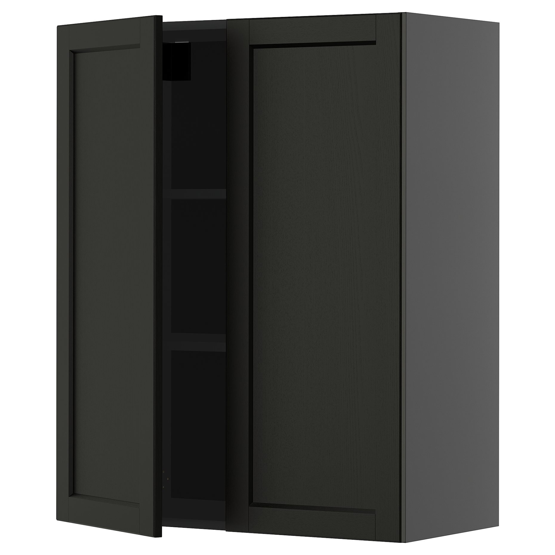 METOD, wall cabinet with shelves/2 doors, 80x100 cm, 795.889.31