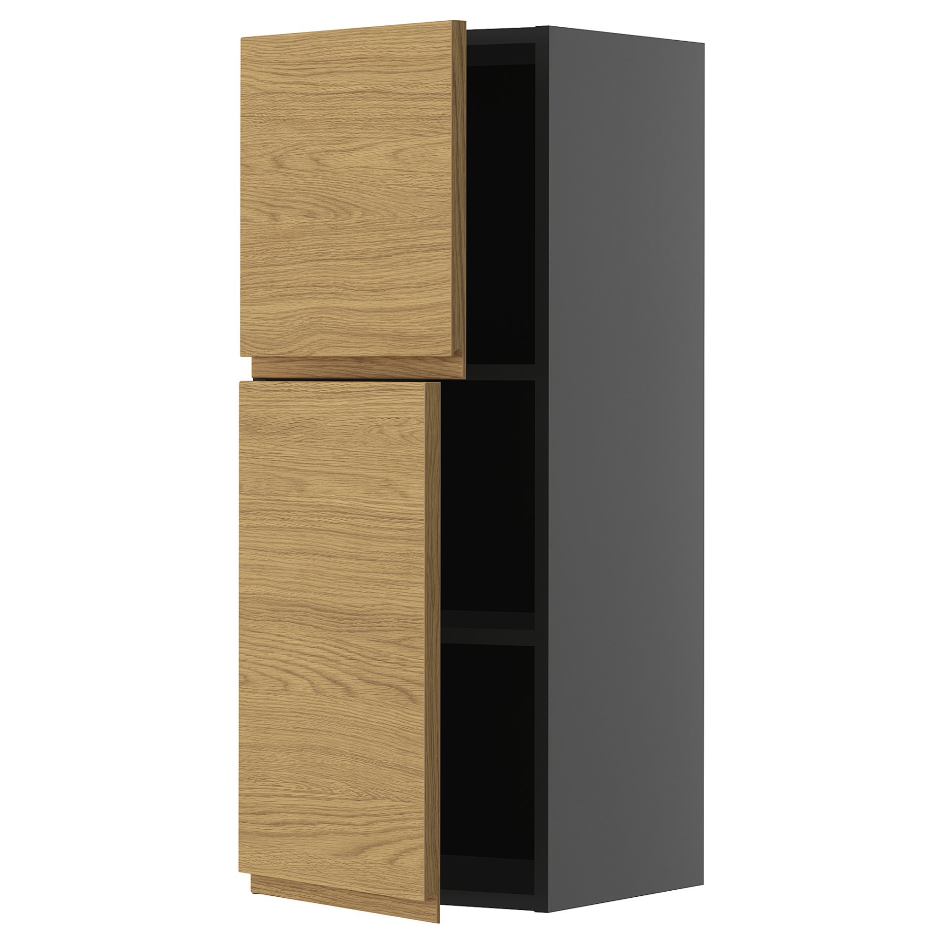 METOD, wall cabinet with shelves/2 doors, 40x100 cm, 795.898.55