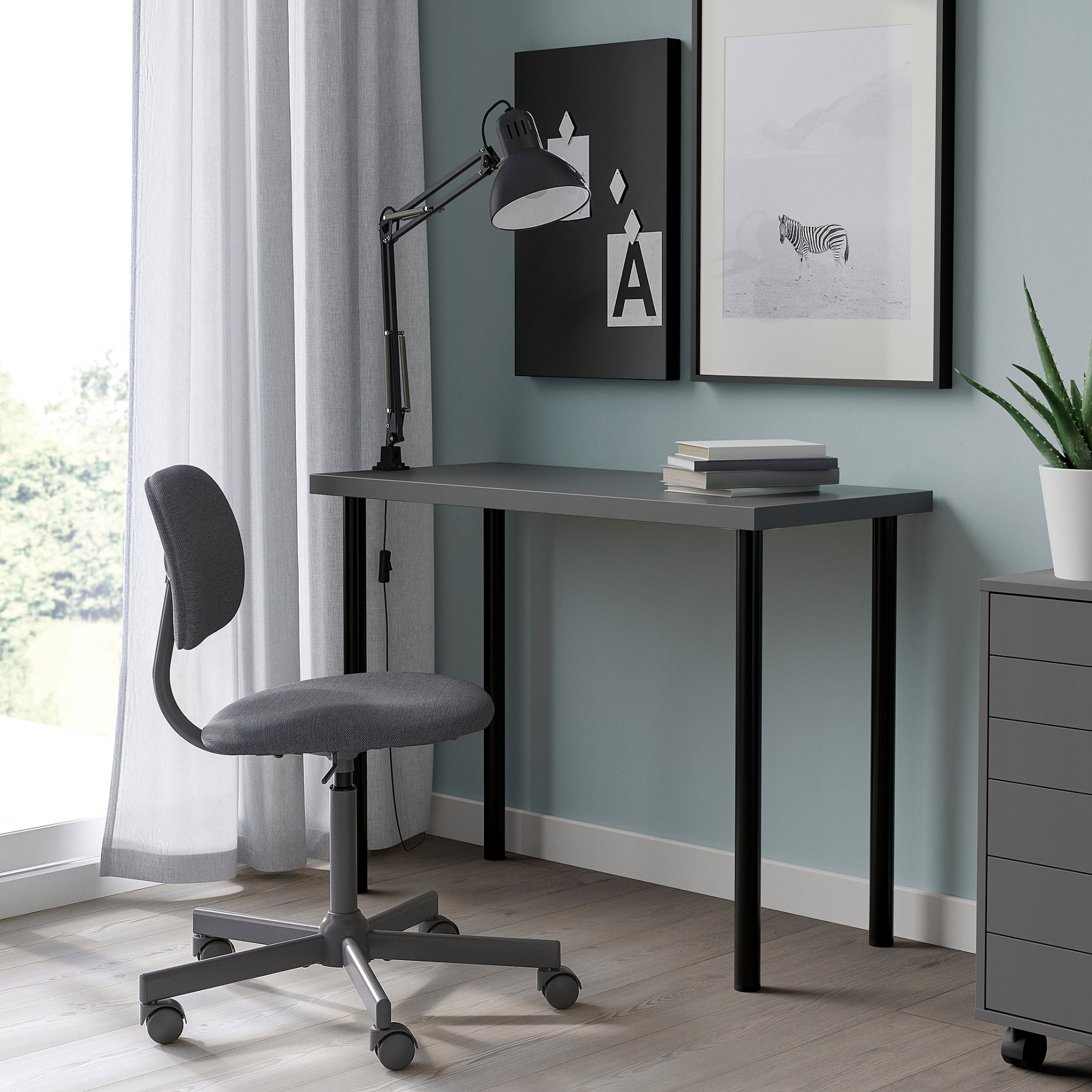 LINNMON/ADILS, γραφείο, 100x45 cm, 795.902.03