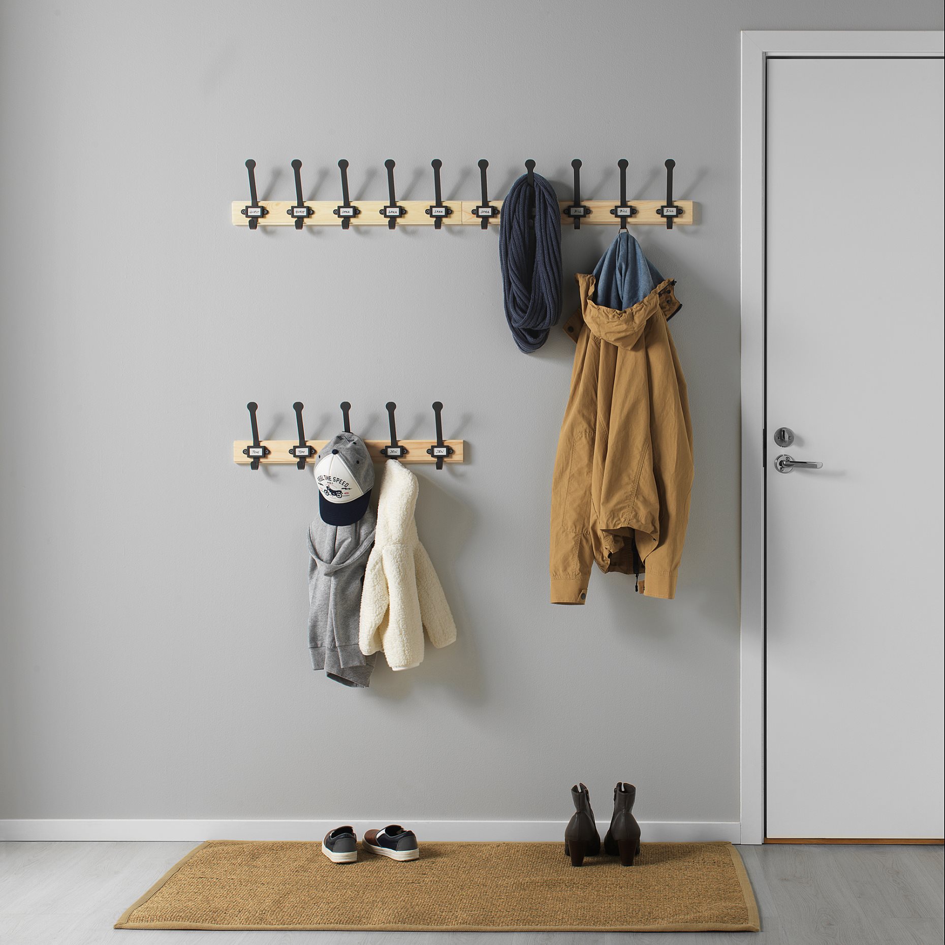 KARTOTEK, κρεμάστρα με 5 άγκιστρα, 803.470.78