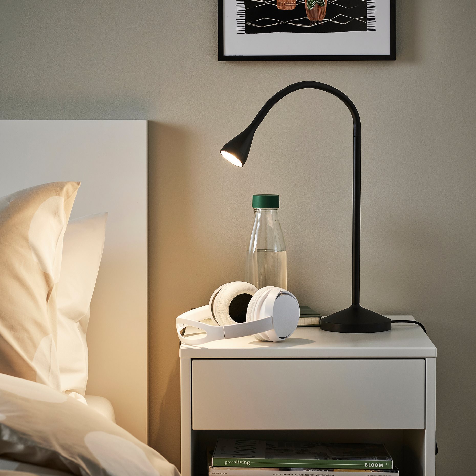 NÄVLINGE, work lamp with built-in LED light source, 804.044.22
