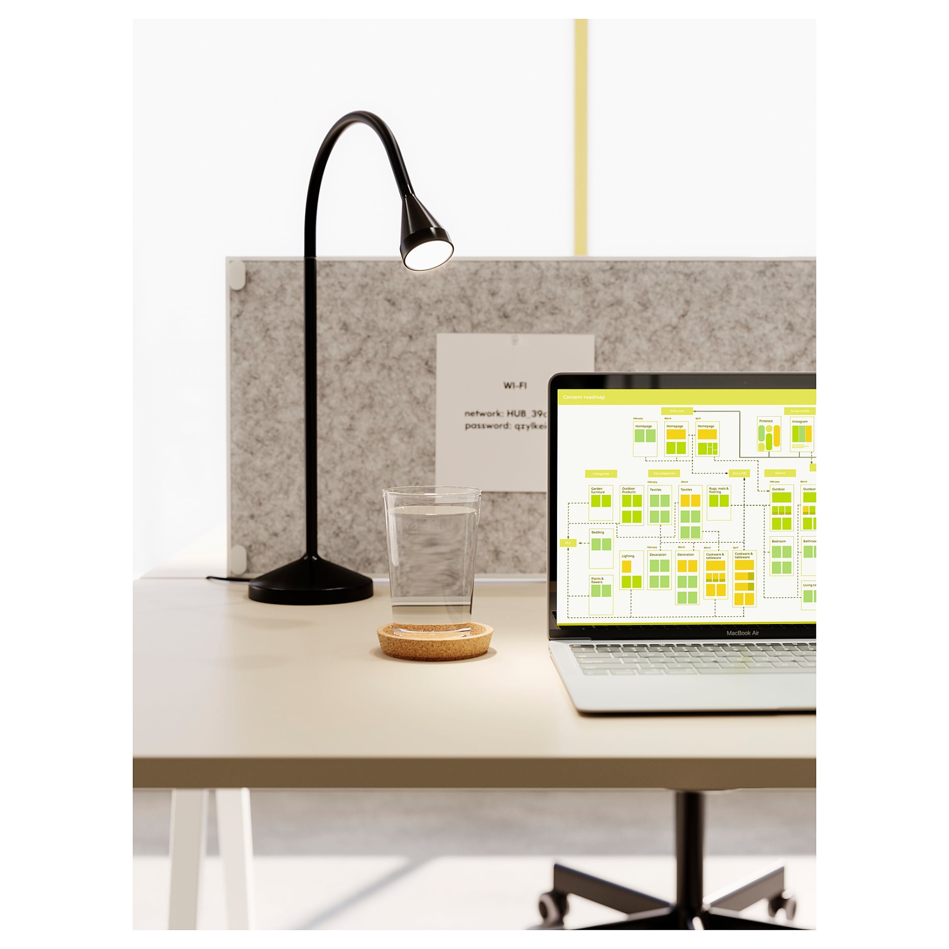 NÄVLINGE, work lamp with built-in LED light source, 804.044.22