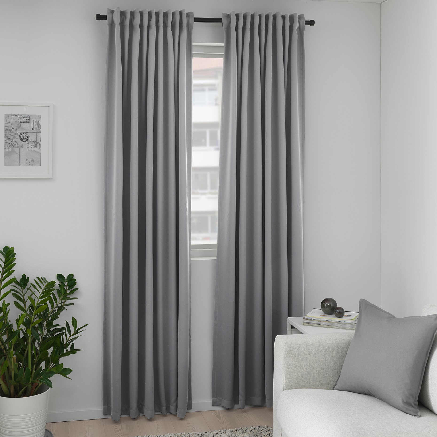 MAJGULL, block-out curtains/1 pair, 145x300 cm, 804.178.15